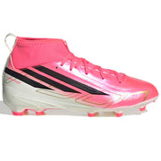 adidas Junior F50 Hyperfast League Mid Firm Ground Soccer Cleats - Road To Glory Pack (SP26) (Side 1)