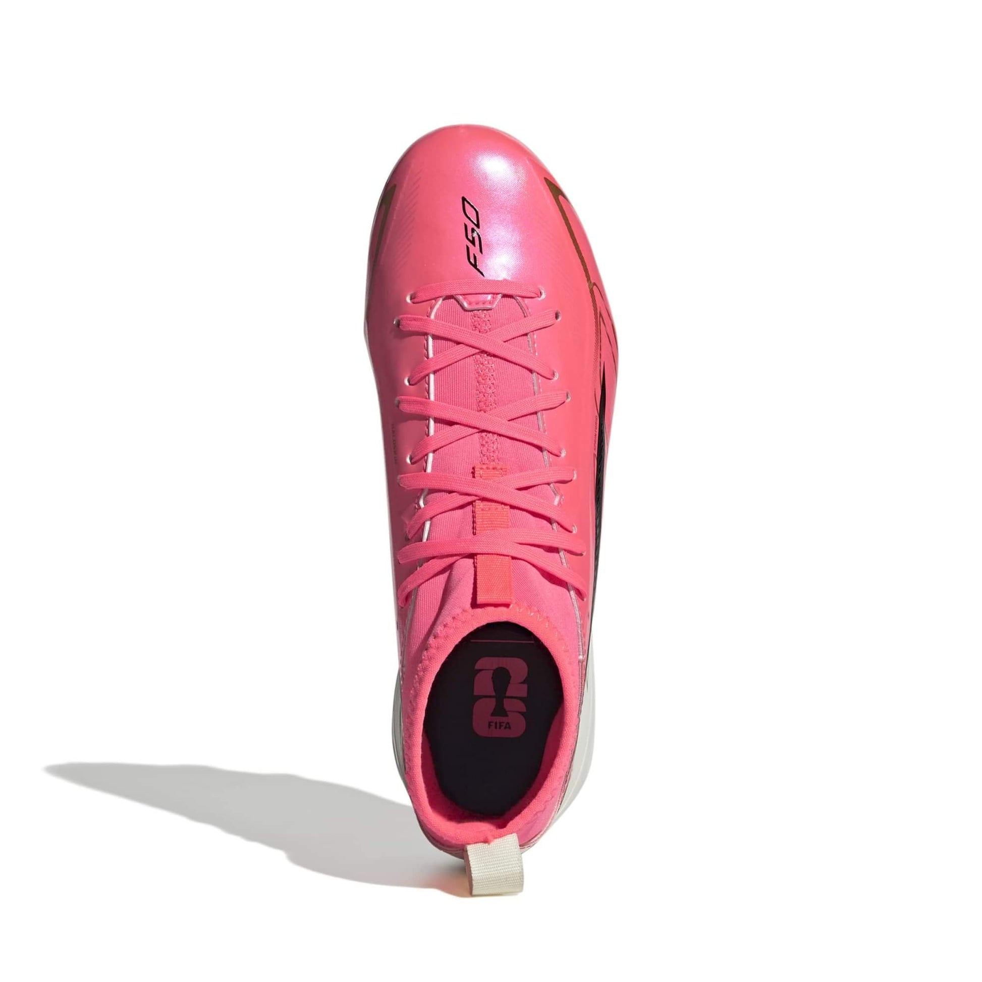 adidas Junior F50 Hyperfast League Mid Firm Ground Soccer Cleats - Road To Glory Pack (SP26) (Top)