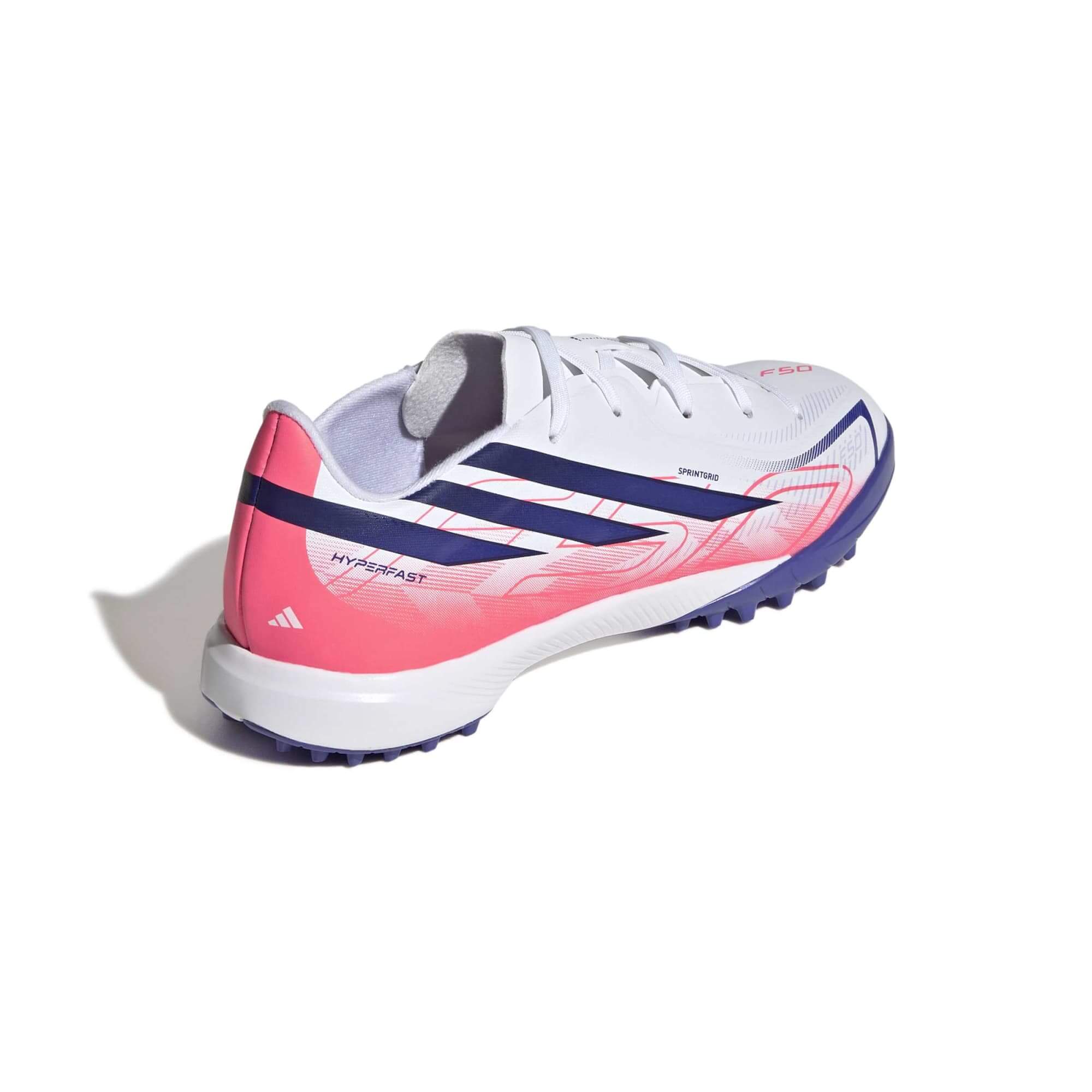adidas Junior F50 Hyperfast League Turf Soccer Shoes - Chaos Vs Control Pack (FA26) (Lateral - Back)