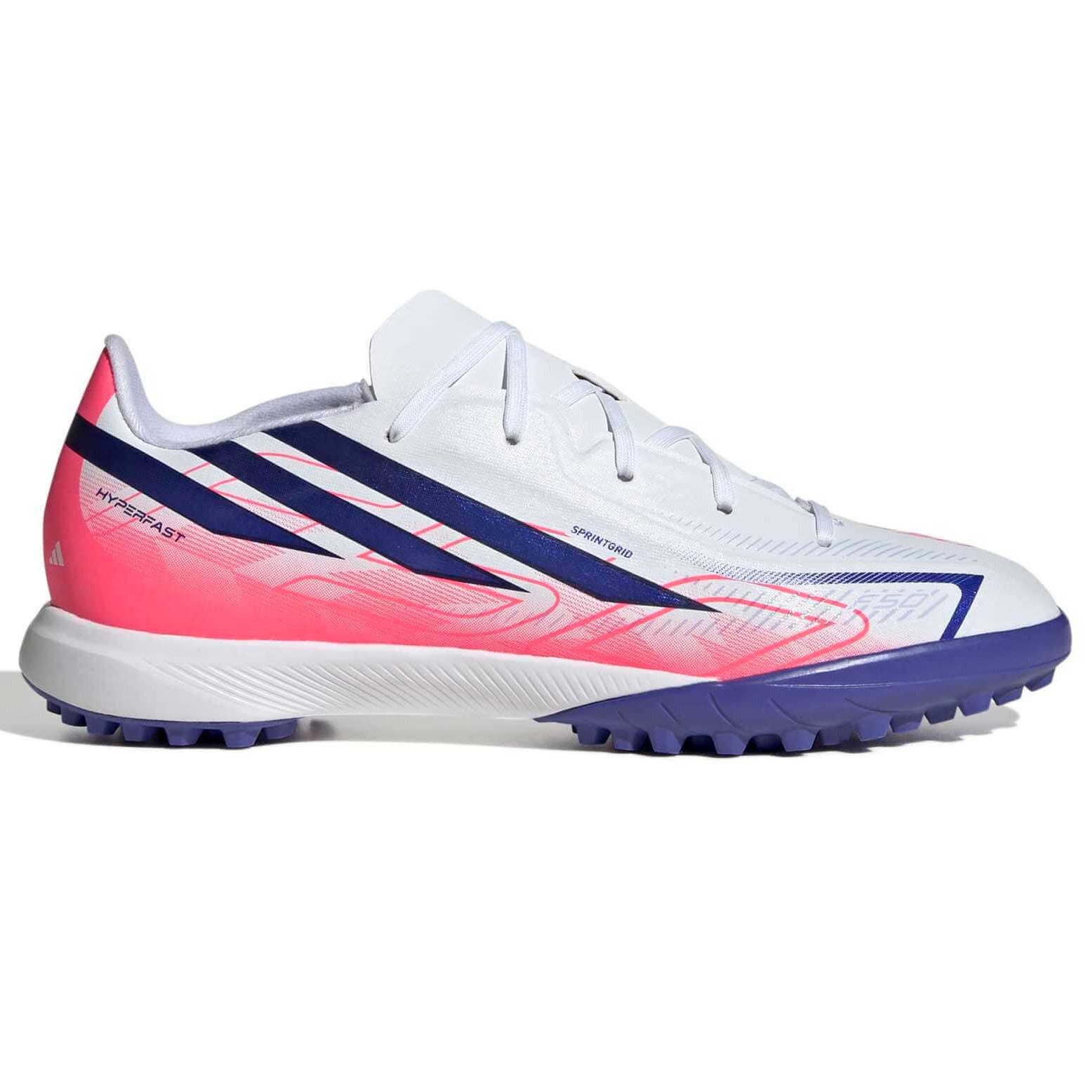adidas Junior F50 Hyperfast League Turf Soccer Shoes - Chaos Vs Control Pack (FA26) (Side 1)
