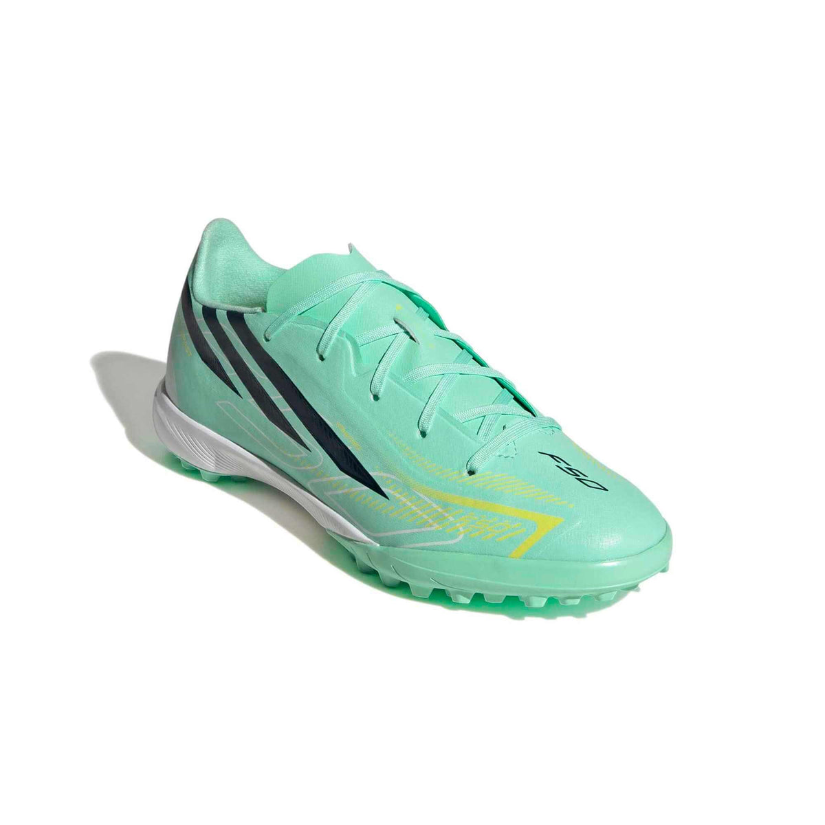 adidas Junior F50 Hyperfast League Turf Soccer Shoes - Final Rush Pack (FA26) (Lateral - Front)