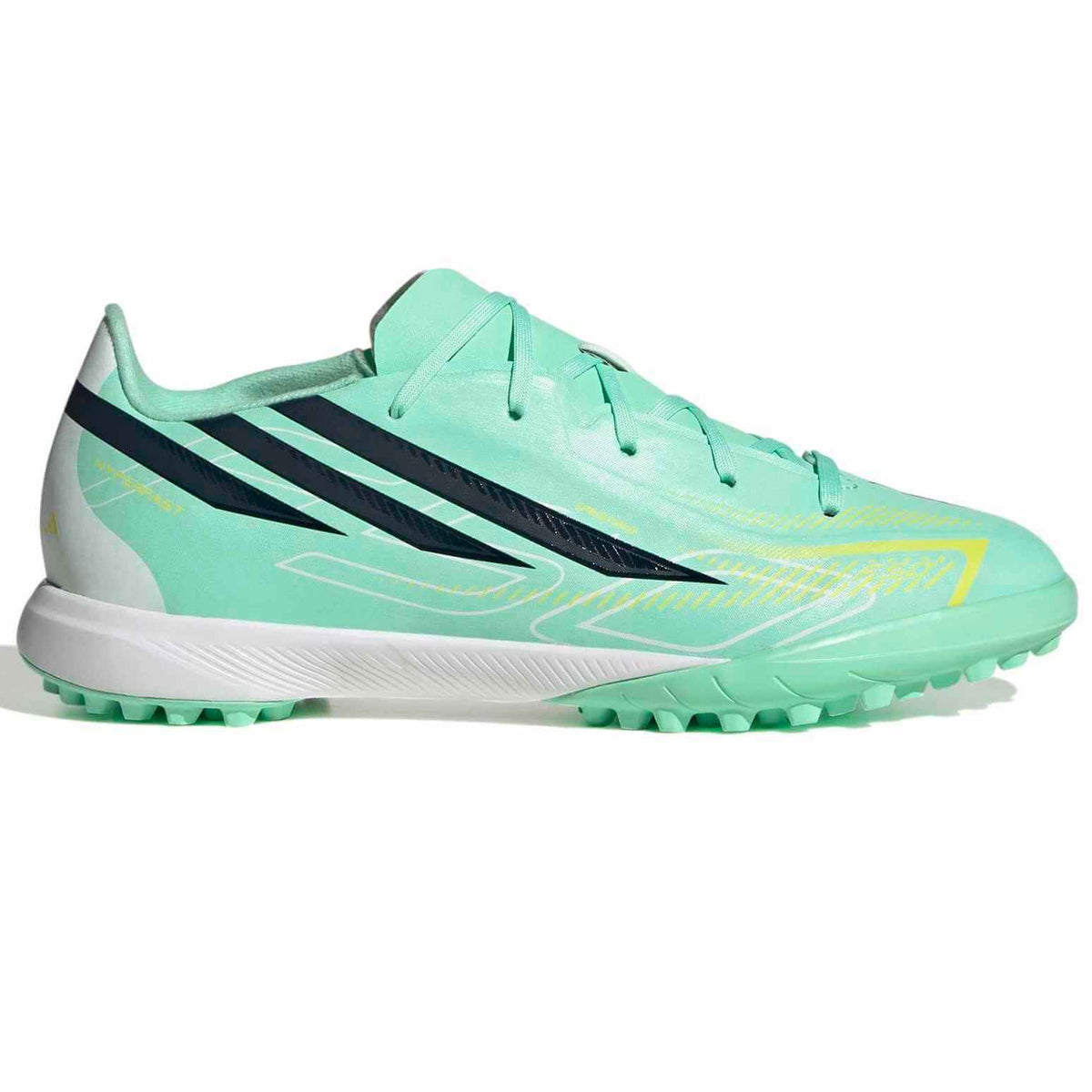 adidas Junior F50 Hyperfast League Turf Soccer Shoes - Final Rush Pack (FA26) (Side 1)