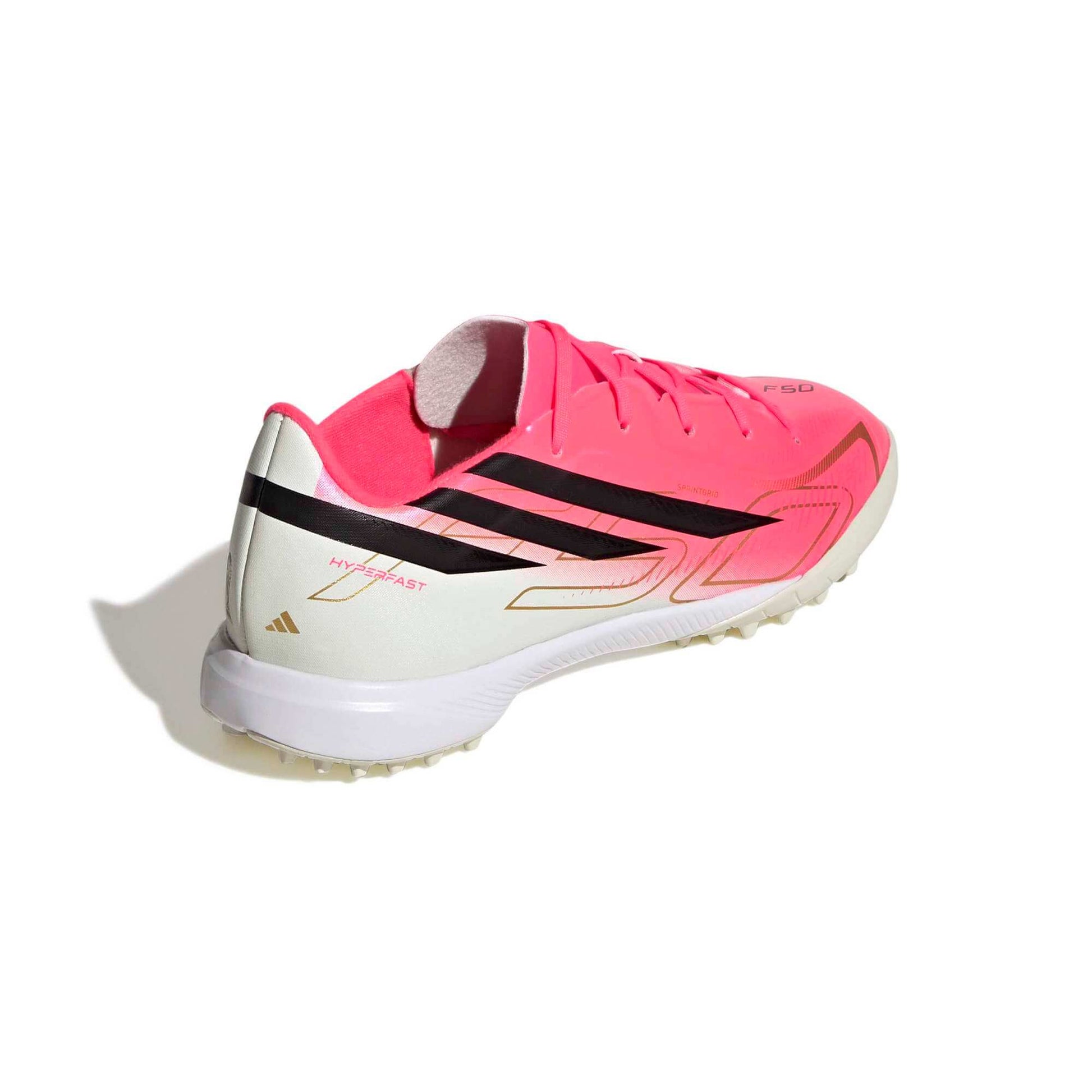 adidas Junior F50 Hyperfast League Turf Soccer Shoes - Road To Glory Pack (SP26) (Lateral - Back)
