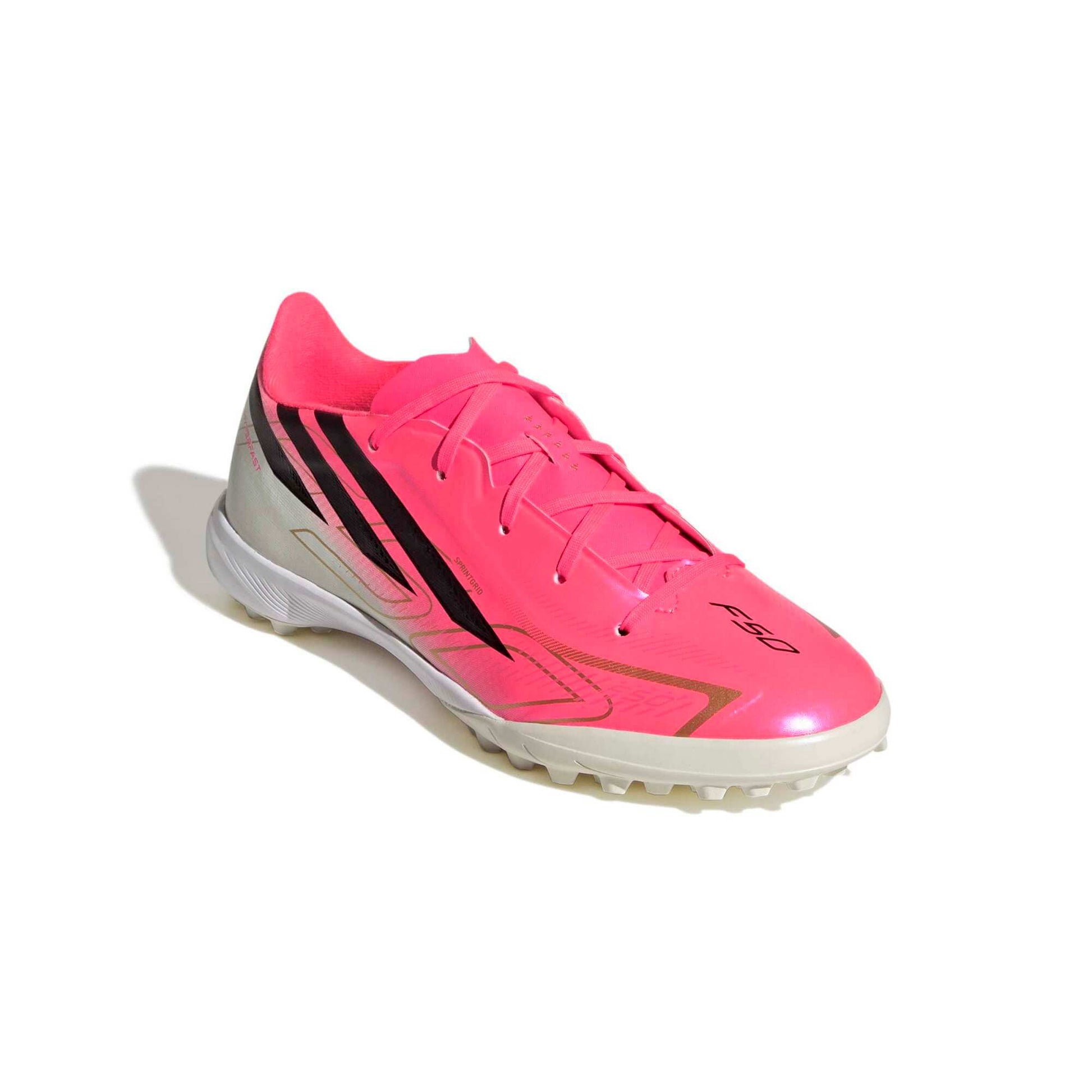 adidas Junior F50 Hyperfast League Turf Soccer Shoes - Road To Glory Pack (SP26) (Lateral - Front)