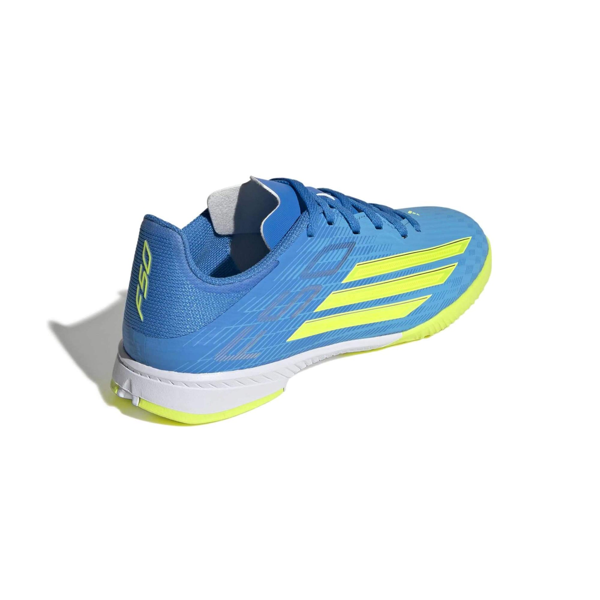 adidas Junior F50 League Indoor Soccer Shoes - Ice Cold Precision Pack (SP26) (Lateral - Back)