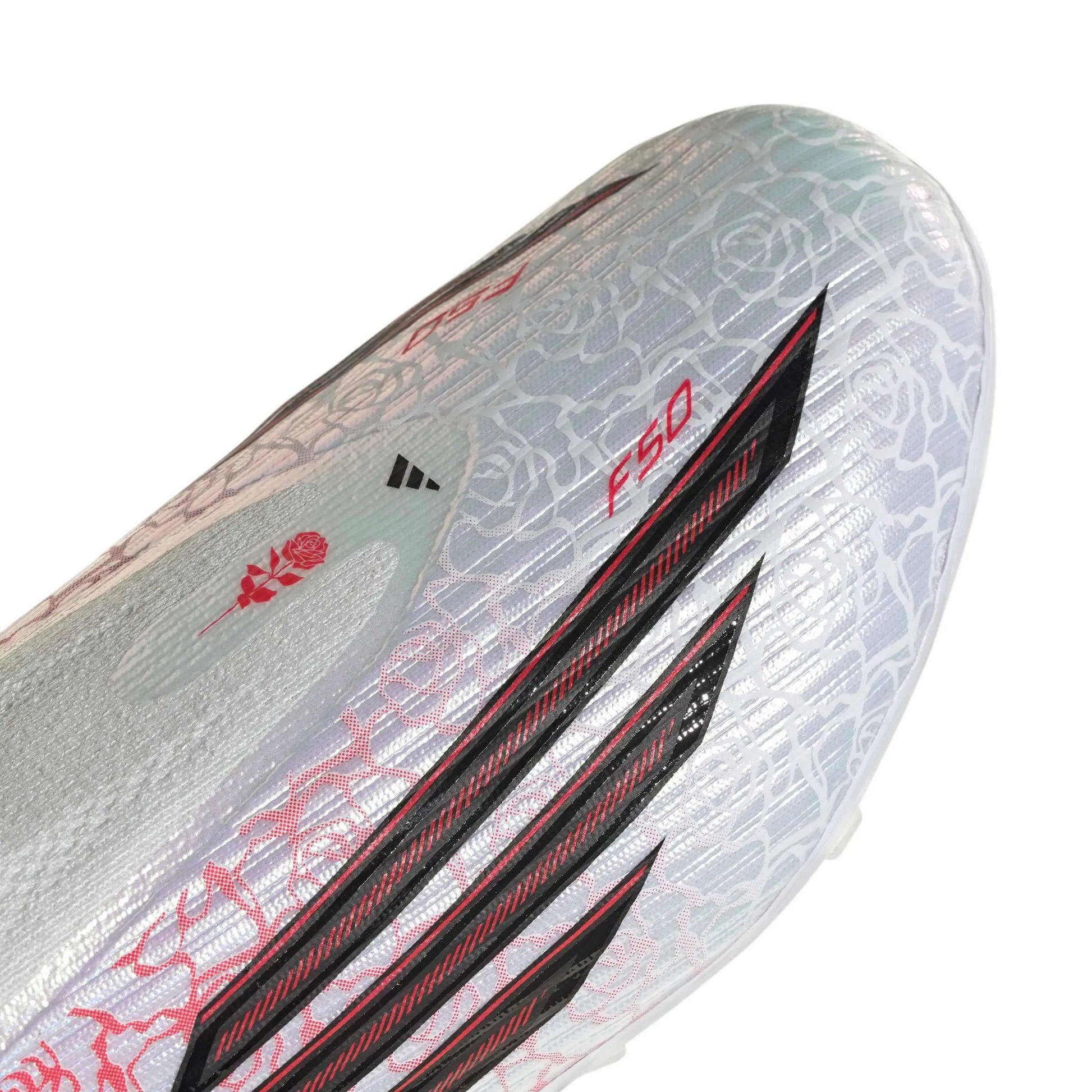 adidas Junior F50 League Laceless Firm-Multi Ground Soccer Cleats - Lamine Yamal Pack (SP26) (Detail 1)