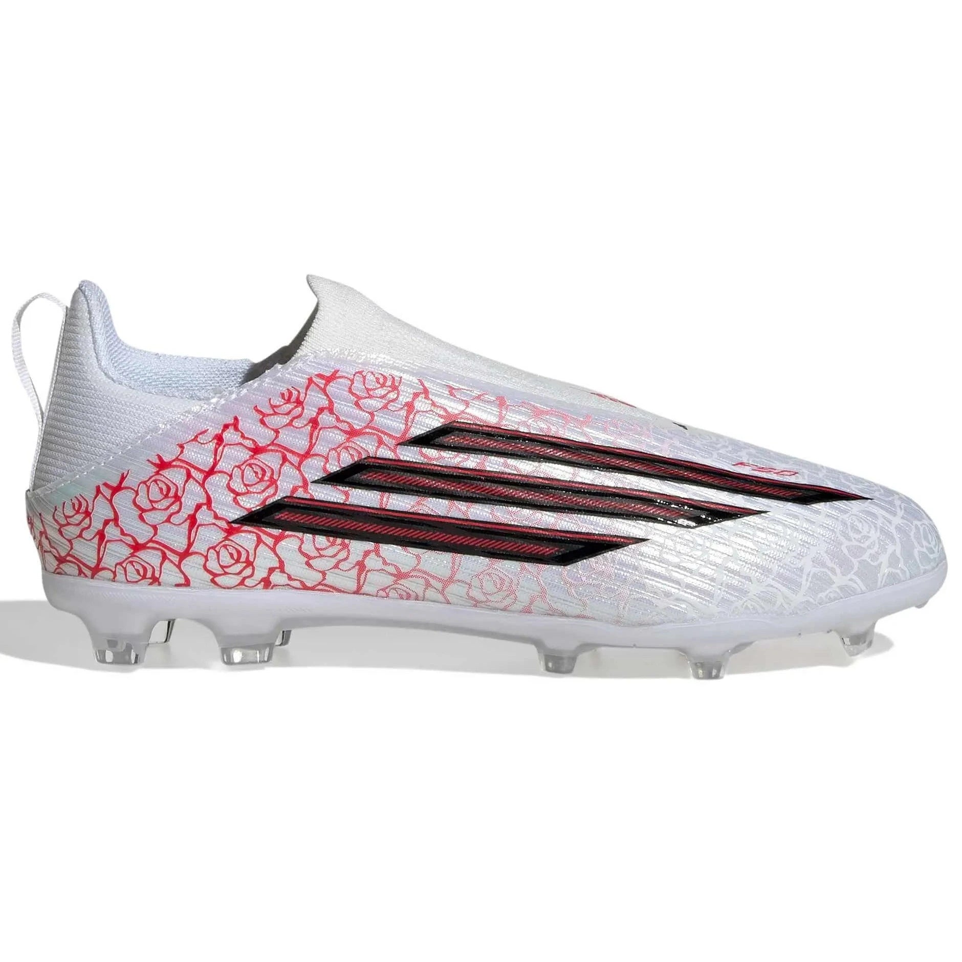 adidas Junior F50 League Laceless Firm-Multi Ground Soccer Cleats - Lamine Yamal Pack (SP26) (Side 1)