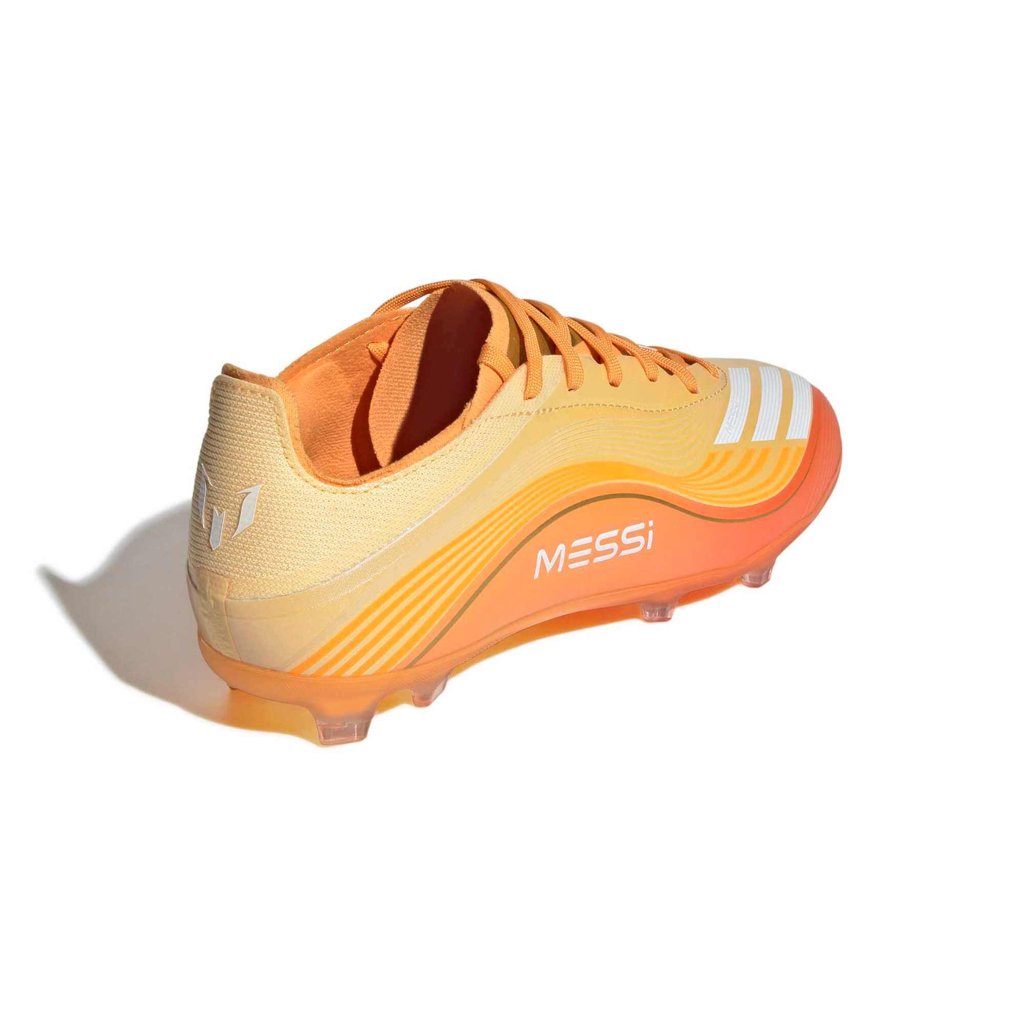 adidas Junior F50 Messi Elite Firm Ground Soccer Cleats - Messi Hora Dorada Pack (SP26) (Lateral - Back)