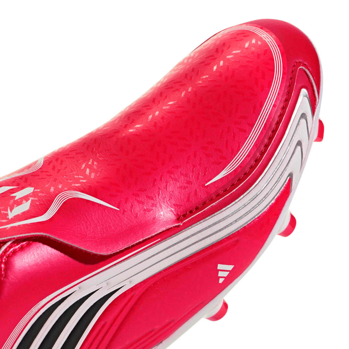 adidas Junior F50 Messi League Laceless Firm Ground Soccer Cleats - Futbol Y Familia Pack (FA26) (Detail 1)