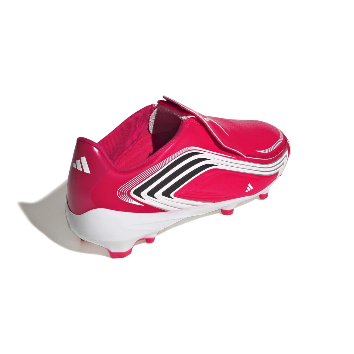 adidas Junior F50 Messi League Laceless Firm Ground Soccer Cleats - Futbol Y Familia Pack (FA26) (Lateral - Back)