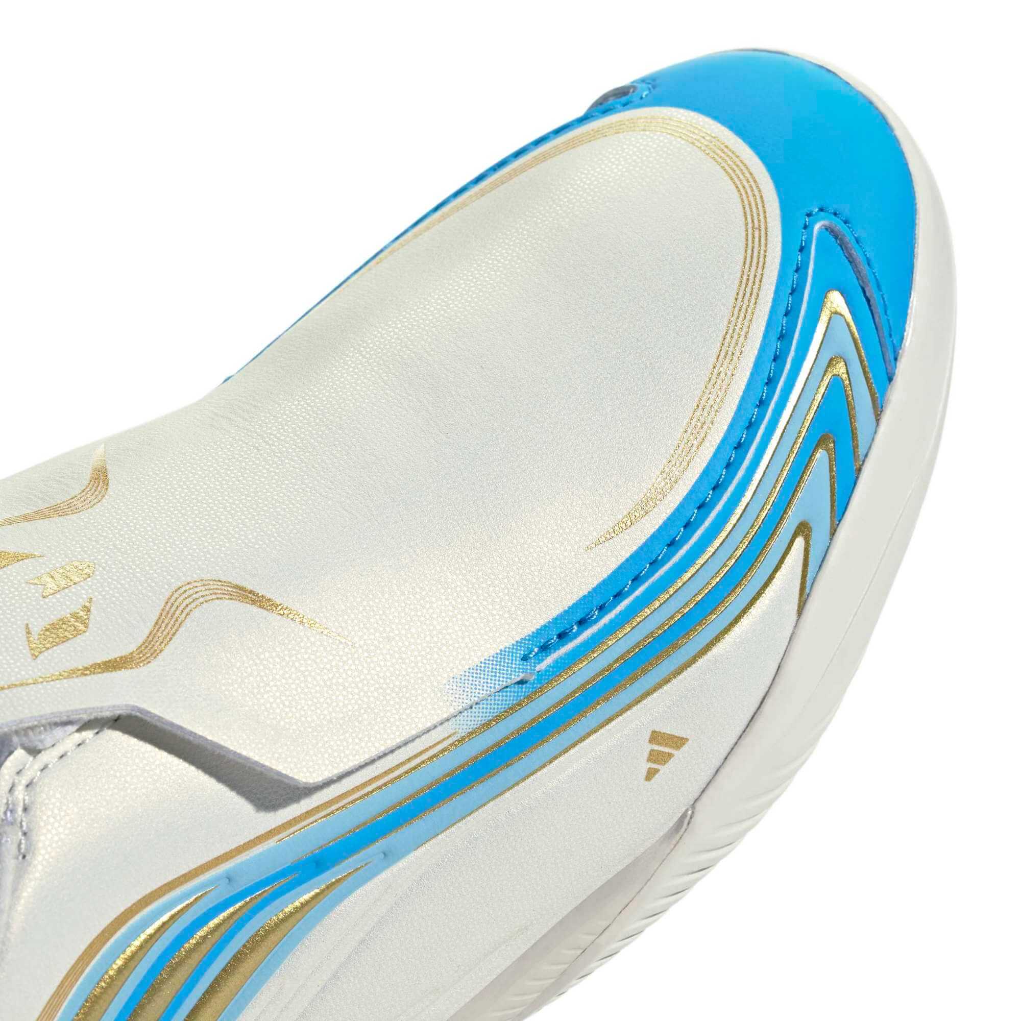 adidas Junior F50 Messi League Laceless Indoor Soccer Shoes - El Ultimo Tango Pack (SP26) (Detail 1)