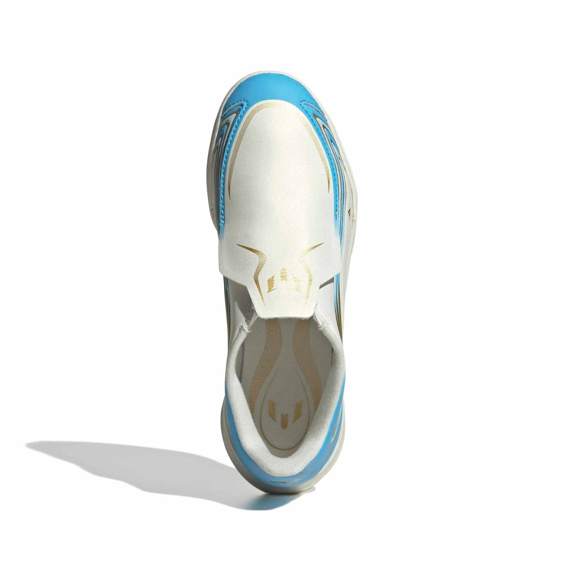adidas Junior F50 Messi League Laceless Indoor Soccer Shoes - El Ultimo Tango Pack (SP26) (Top)