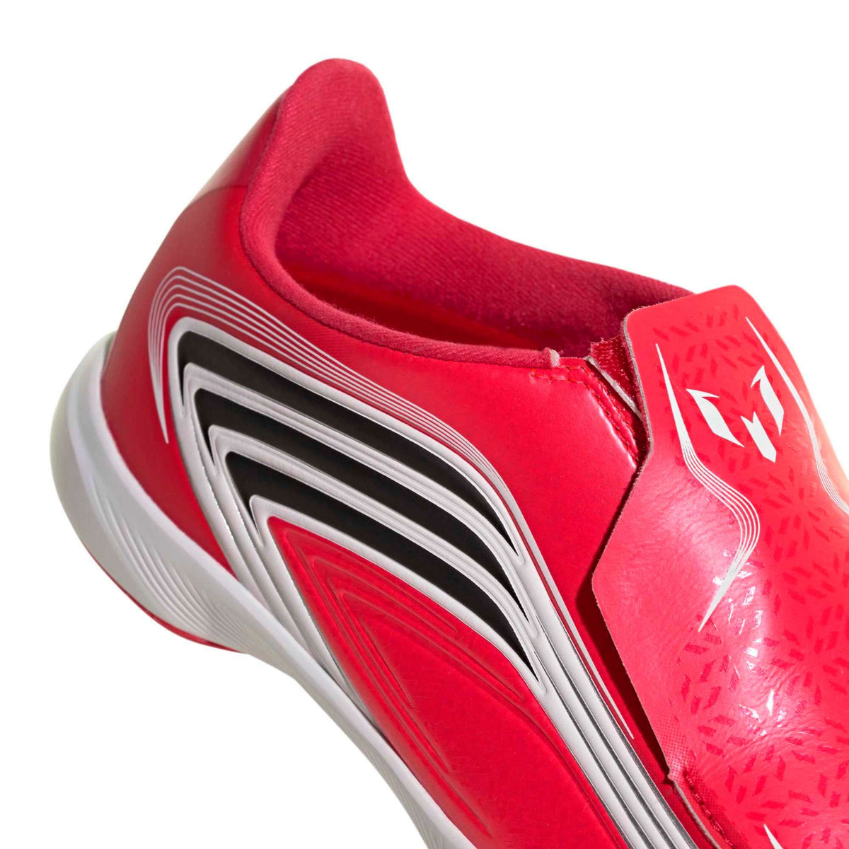 adidas Junior F50 Messi League Laceless Indoor Soccer Shoes - Futbol Y Familia Pack (FA26) (Detail 2)