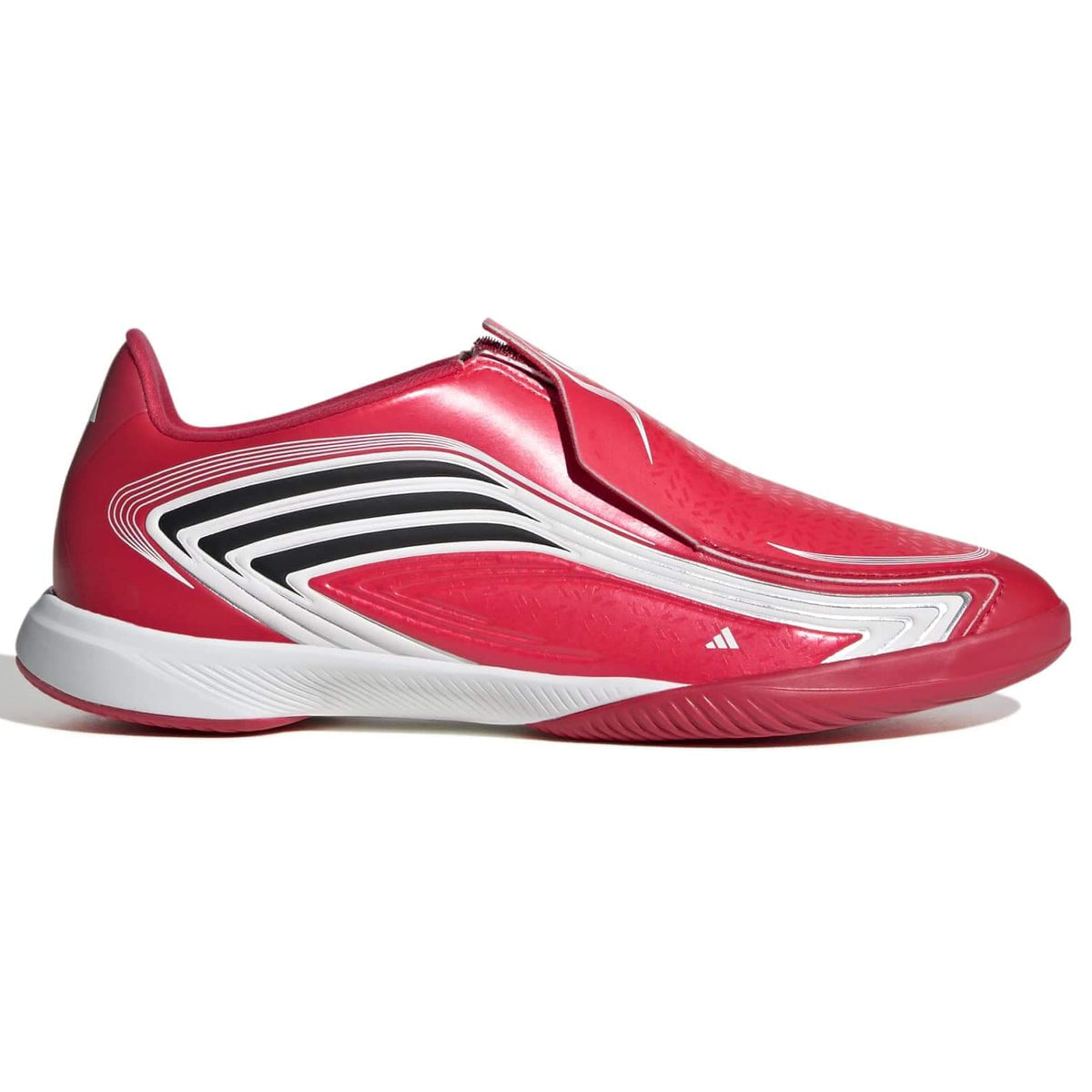 adidas Junior F50 Messi League Laceless Indoor Soccer Shoes - Futbol Y Familia Pack (FA26) (Side 1)