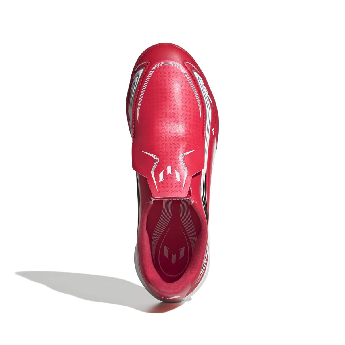 adidas Junior F50 Messi League Laceless Indoor Soccer Shoes - Futbol Y Familia Pack (FA26) (Top)
