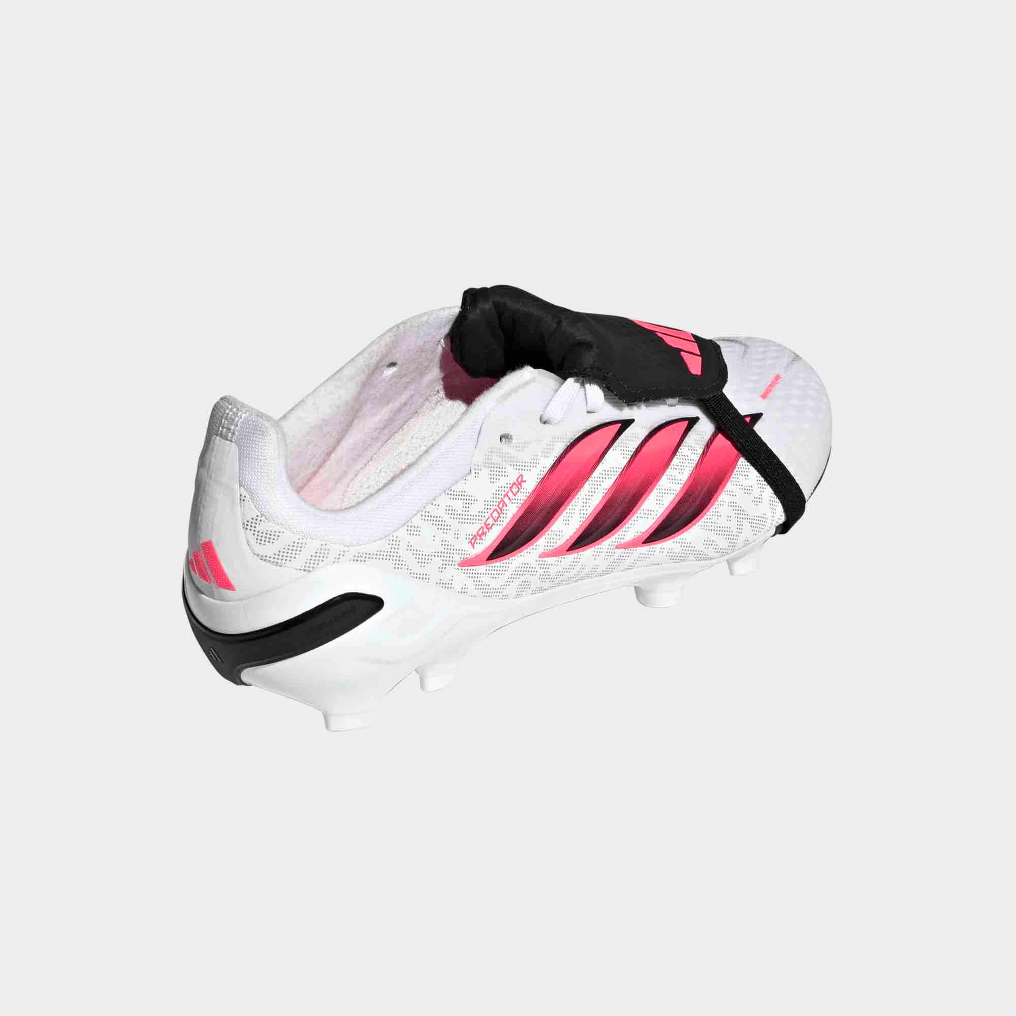 adidas Junior Predator Elite Fold-Over Tongue Firm Ground Soccer Cleats - Chaos Vs Control Pack (FA26) (Lateral - Back)