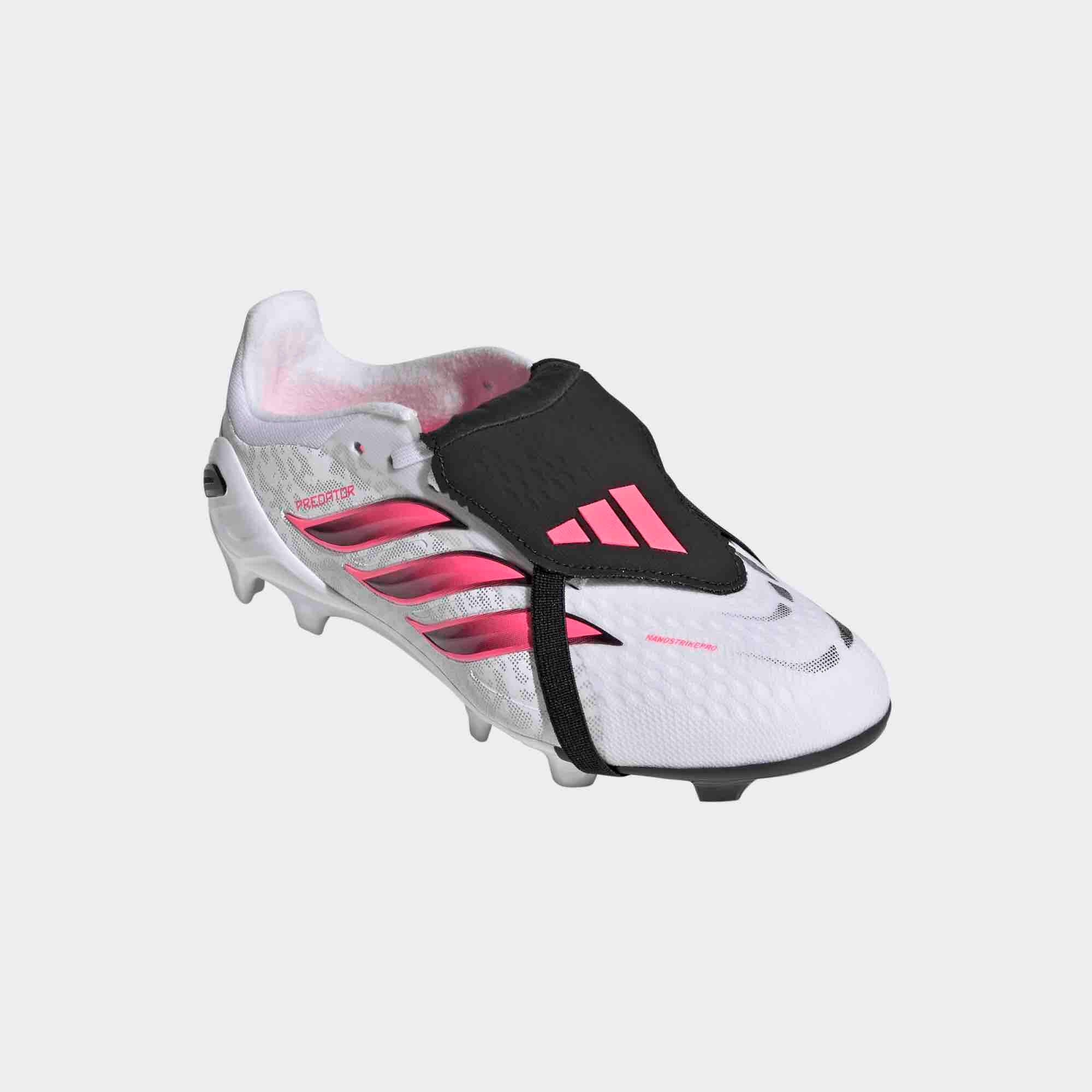 adidas Junior Predator Elite Fold-Over Tongue Firm Ground Soccer Cleats - Chaos Vs Control Pack (FA26) (Lateral - Front)