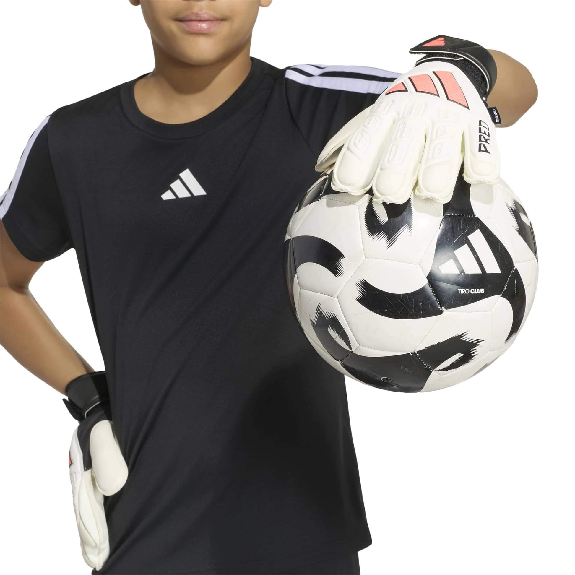 adidas Junior Predator GL Match Fingersave Goalkeeper Gloves (Model 1)