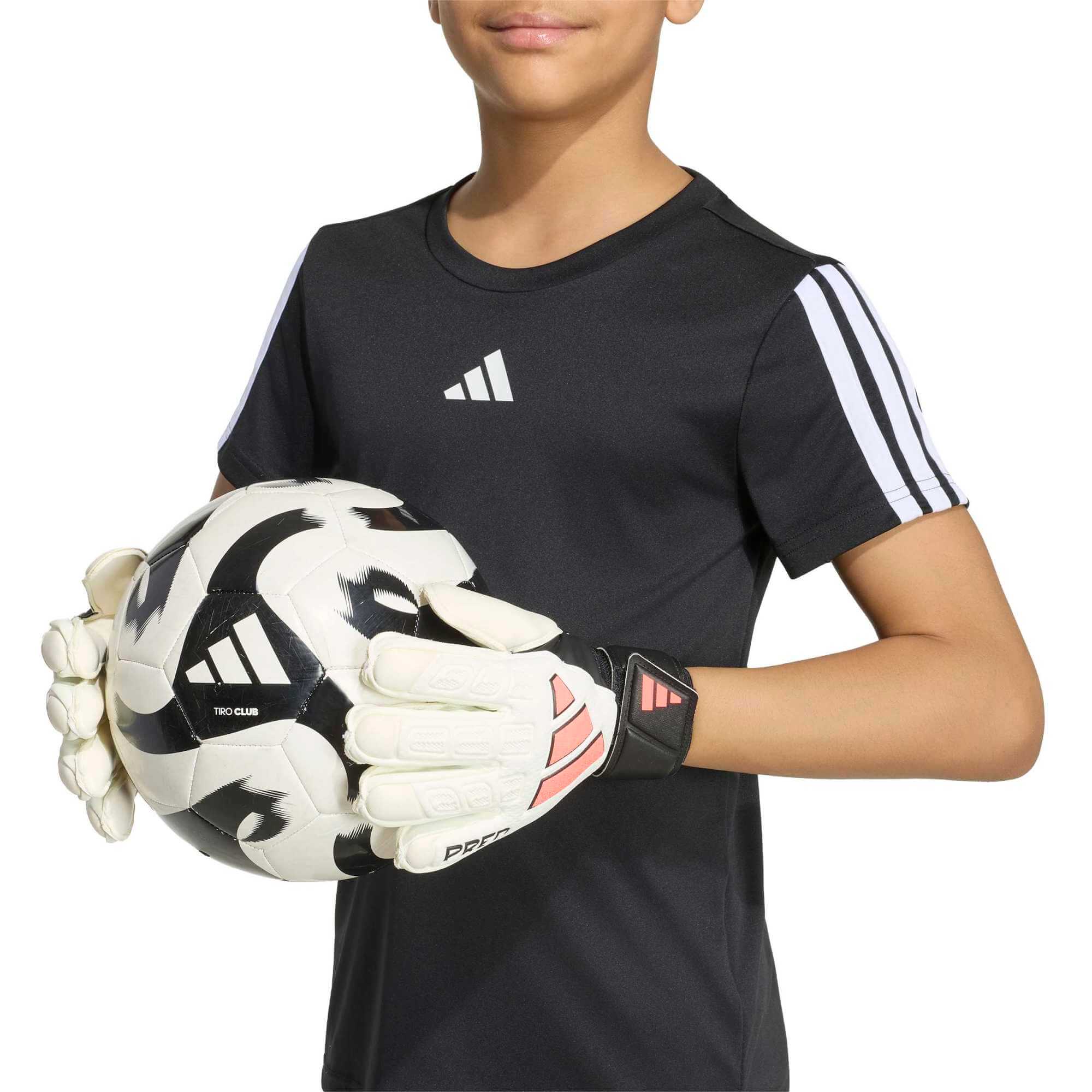adidas Junior Predator GL Match Fingersave Goalkeeper Gloves (Model 2)