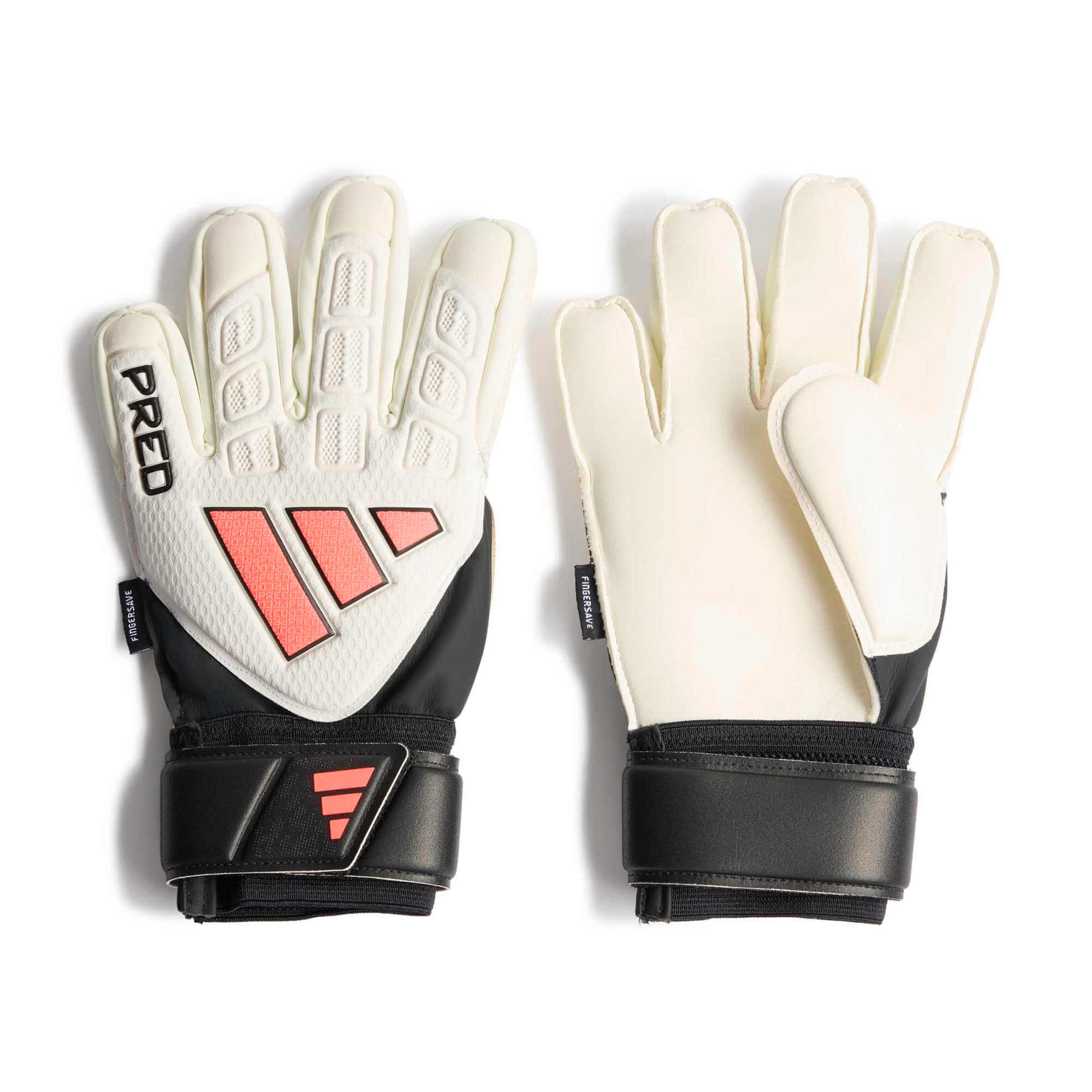 adidas Junior Predator GL Match Fingersave Goalkeeper Gloves (Pair)