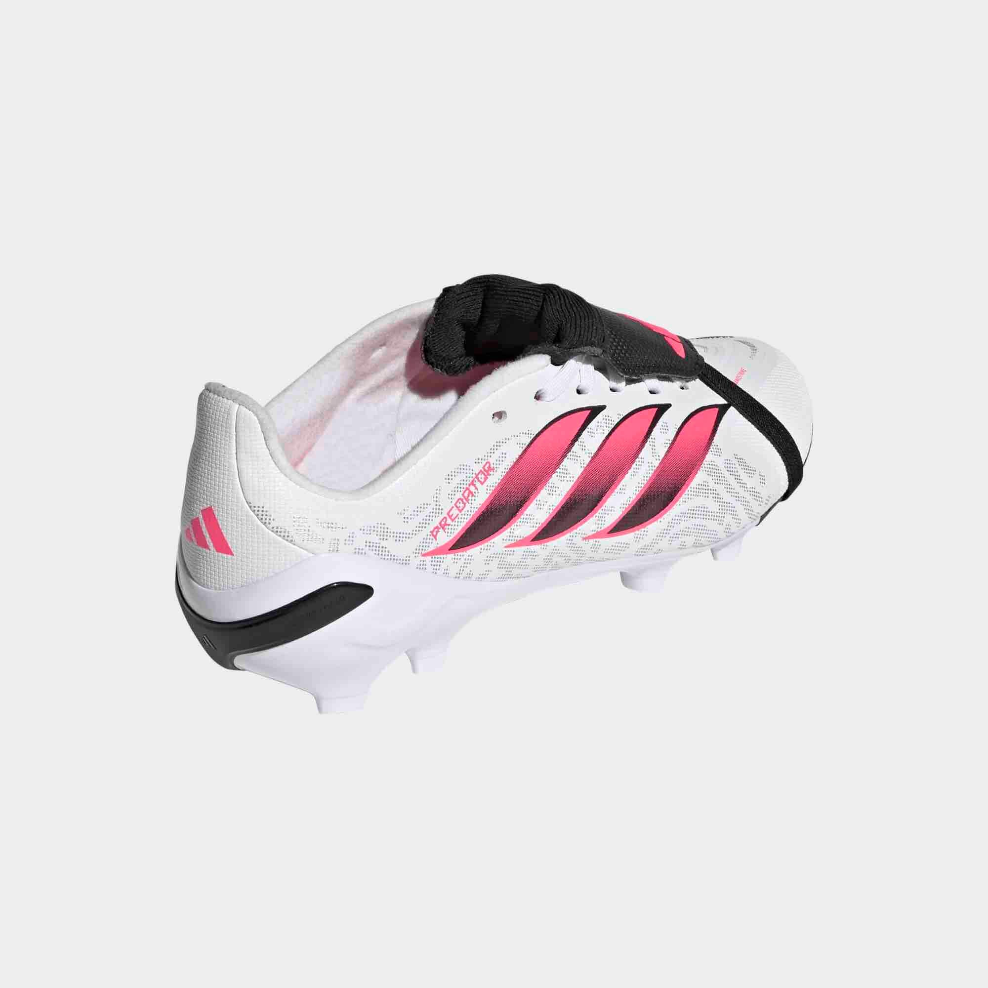 adidas Junior Predator League Fold-Over Tongue Firm Ground Soccer Cleats - Chaos Vs Control Pack (FA26) (Lateral - Back)