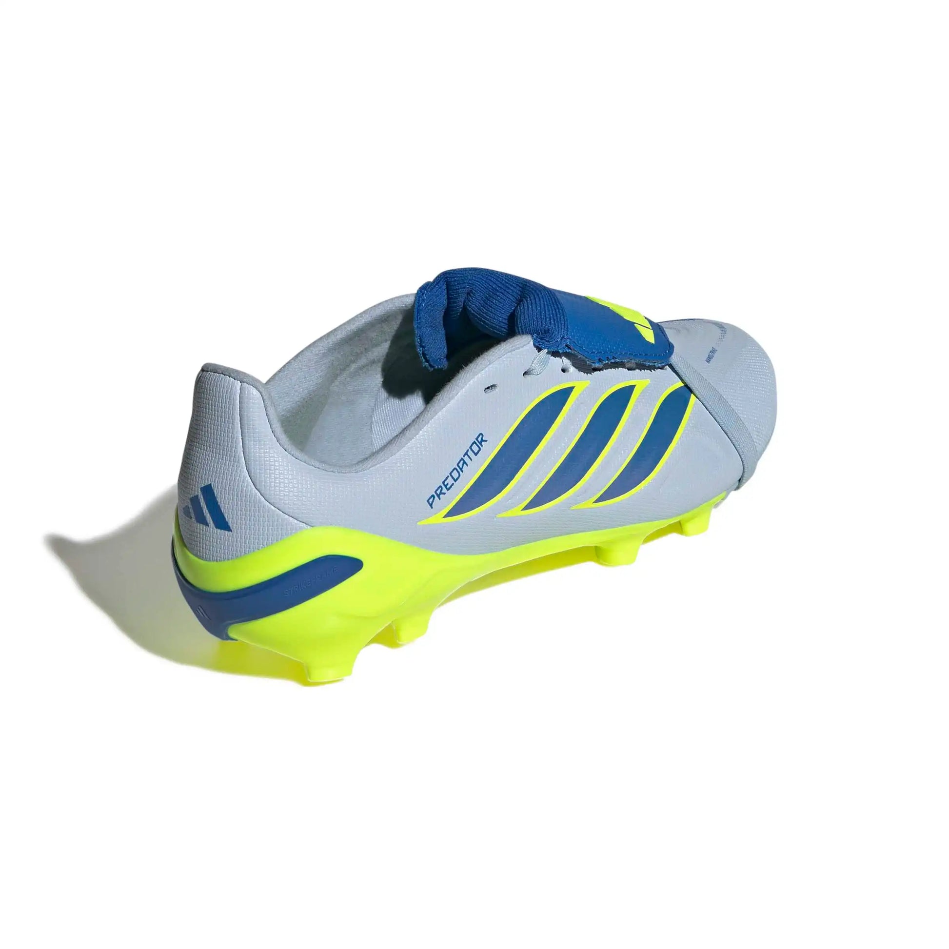 adidas Junior Predator League Fold-Over Tongue Firm Ground Soccer Cleats - Ice Cold Precision Pack (SP26) (Lateral - Back)