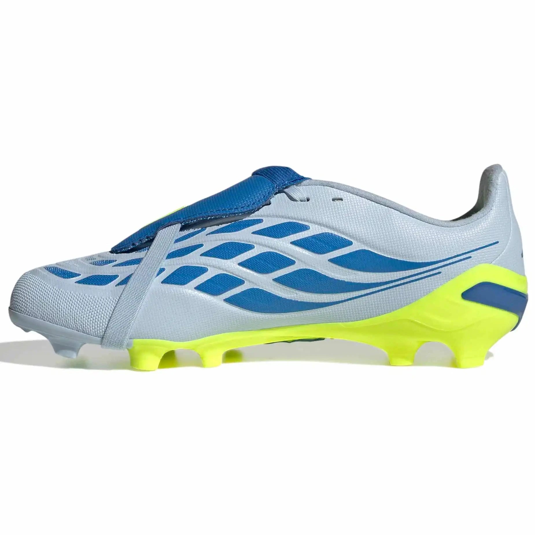 adidas Junior Predator League Fold-Over Tongue Firm Ground Soccer Cleats - Ice Cold Precision Pack (SP26) (Side 2)