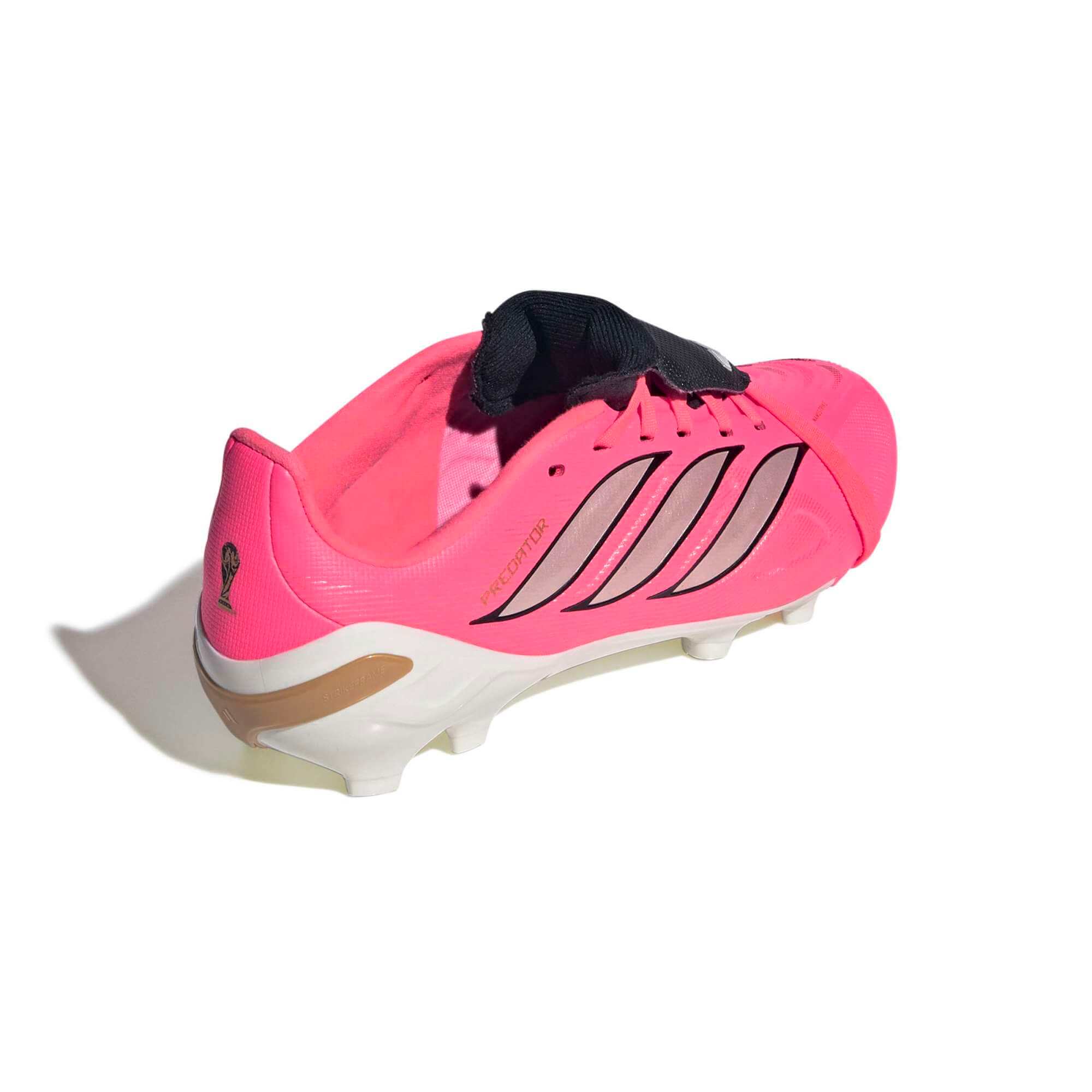 adidas Junior Predator League Fold-Over Tongue Firm Ground Soccer Cleats - Road To Glory Pack (SP26) (Lateral - Back)