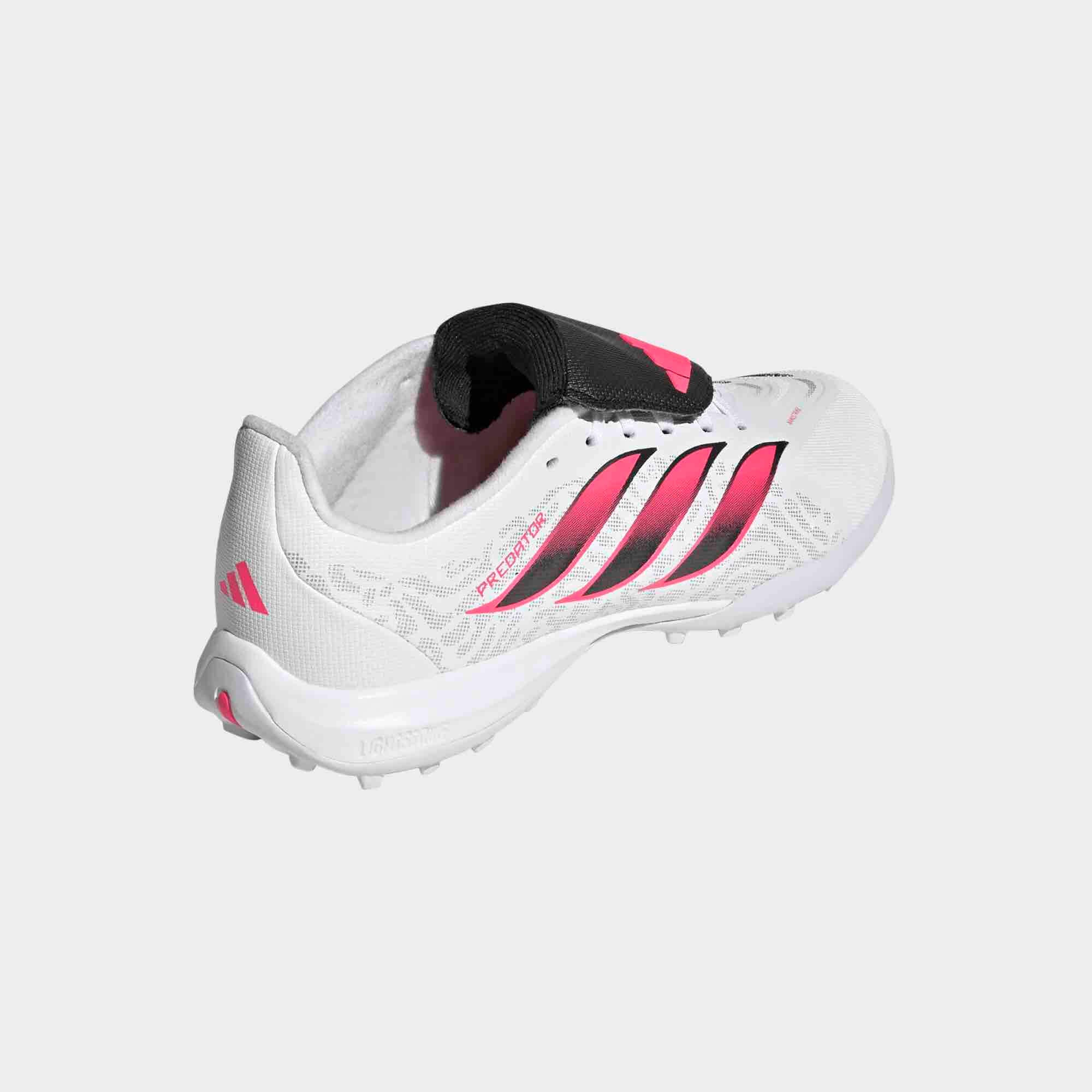adidas Junior Predator League Fold-Over Tongue Turf Soccer Shoes - Chaos Vs Control Pack (FA26) (Lateral - Back)
