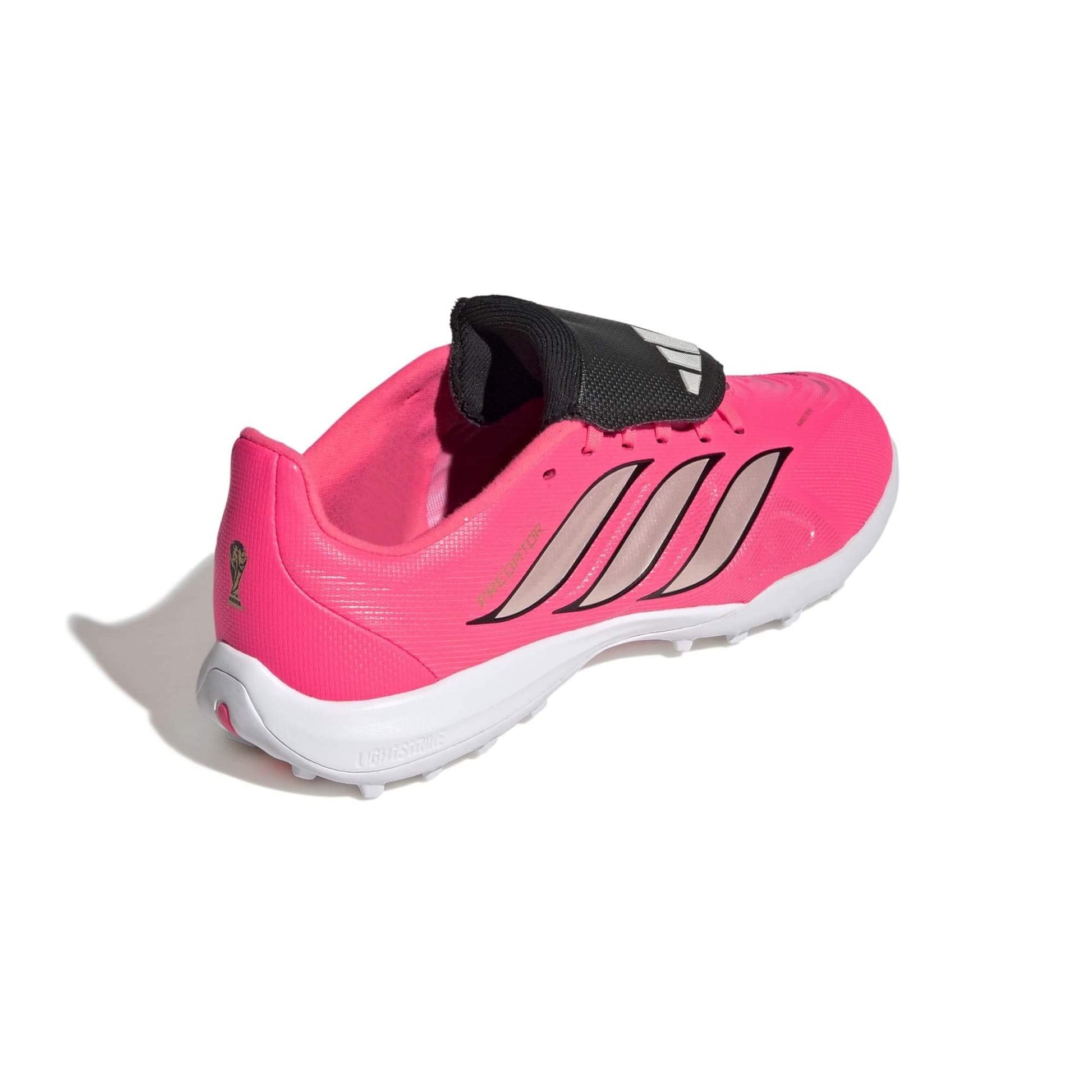 adidas Junior Predator League Fold-Over Tongue Turf Soccer Shoes - Road To Glory Pack (SP26) (Lateral - Back)