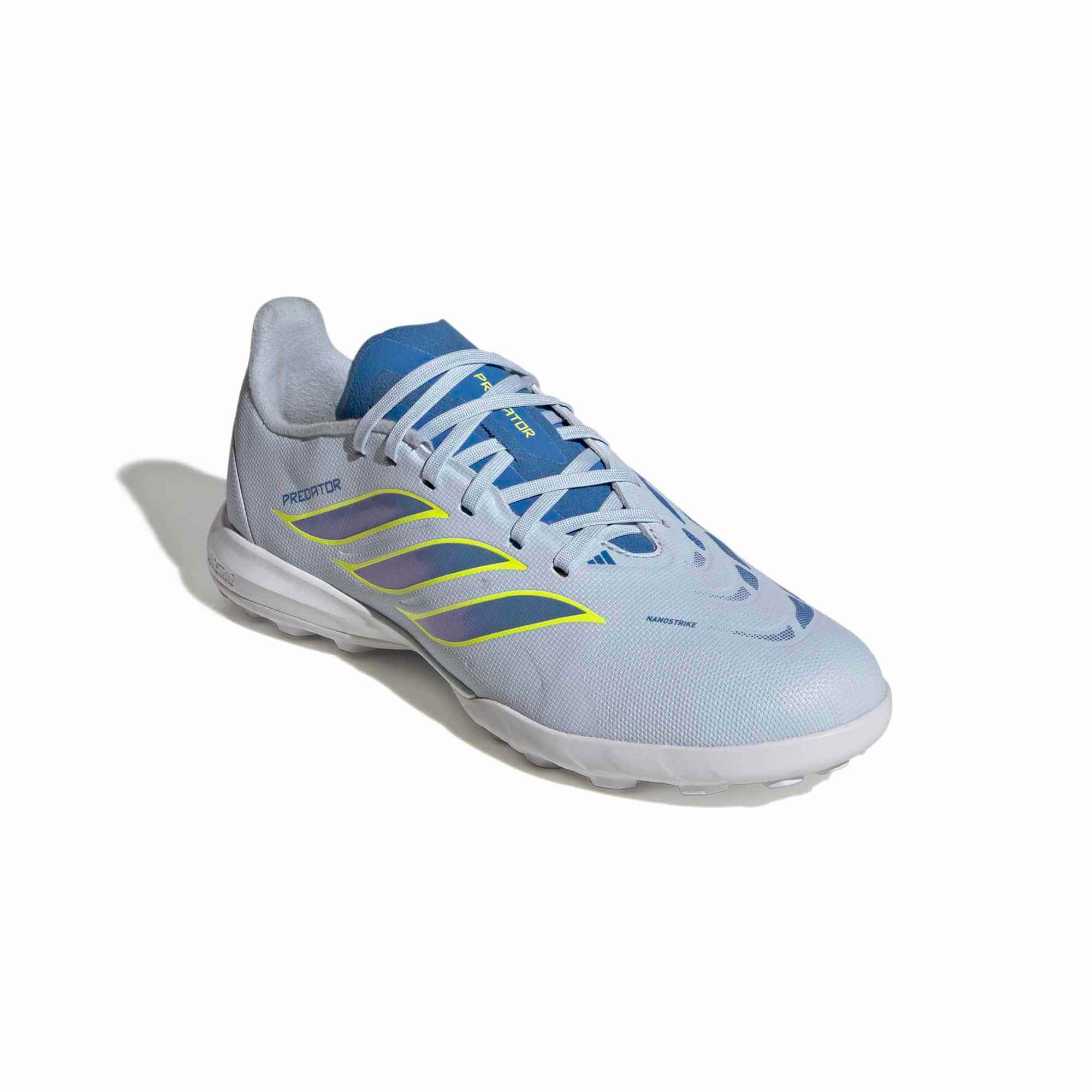 adidas Junior Predator League Turf Soccer Shoes - Ice Cold Precision Pack (SP26) (Lateral - Front)