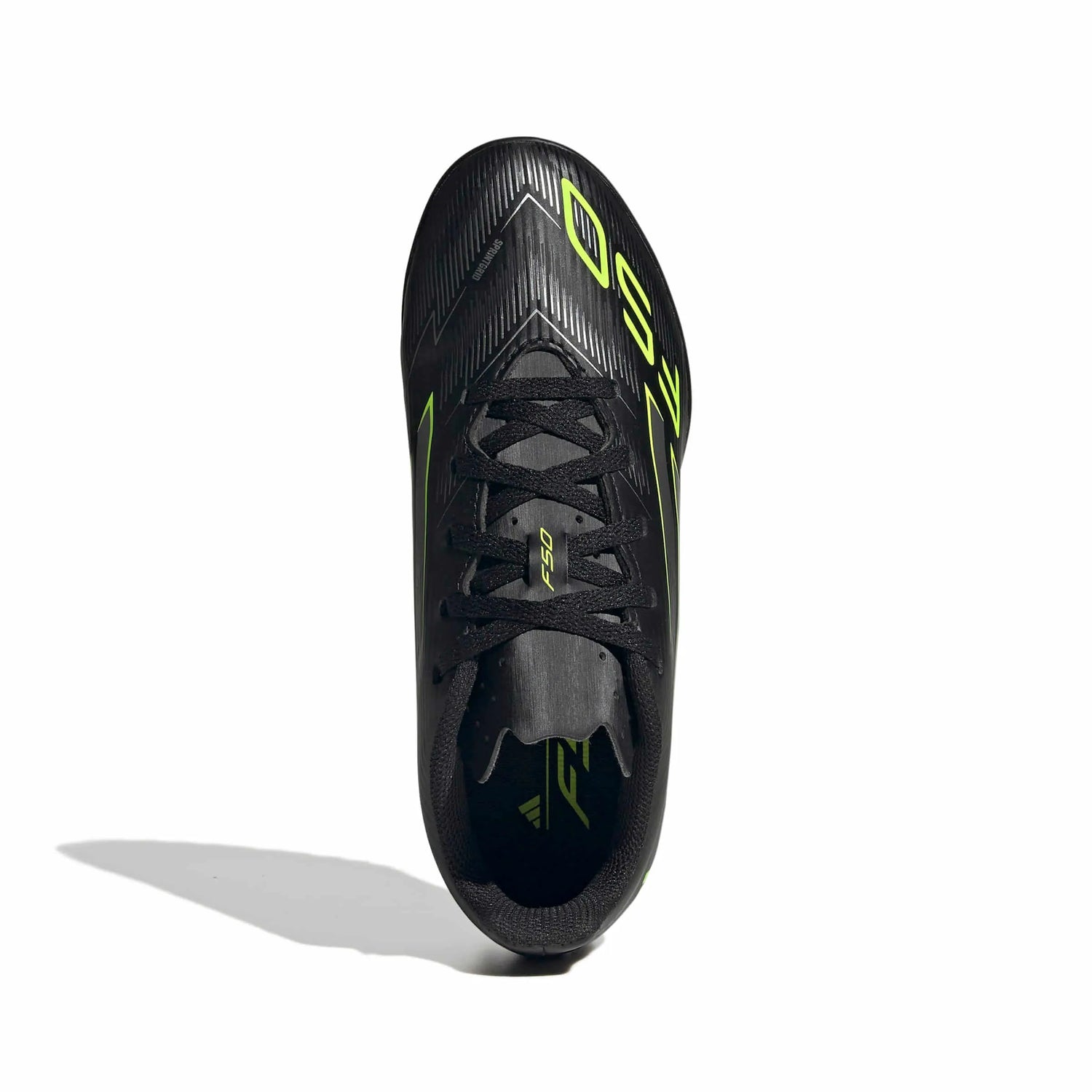 adidas Kid's F50 Club Turf Soccer Shoes - Electric Stealth Pack (FA25) (Top)
