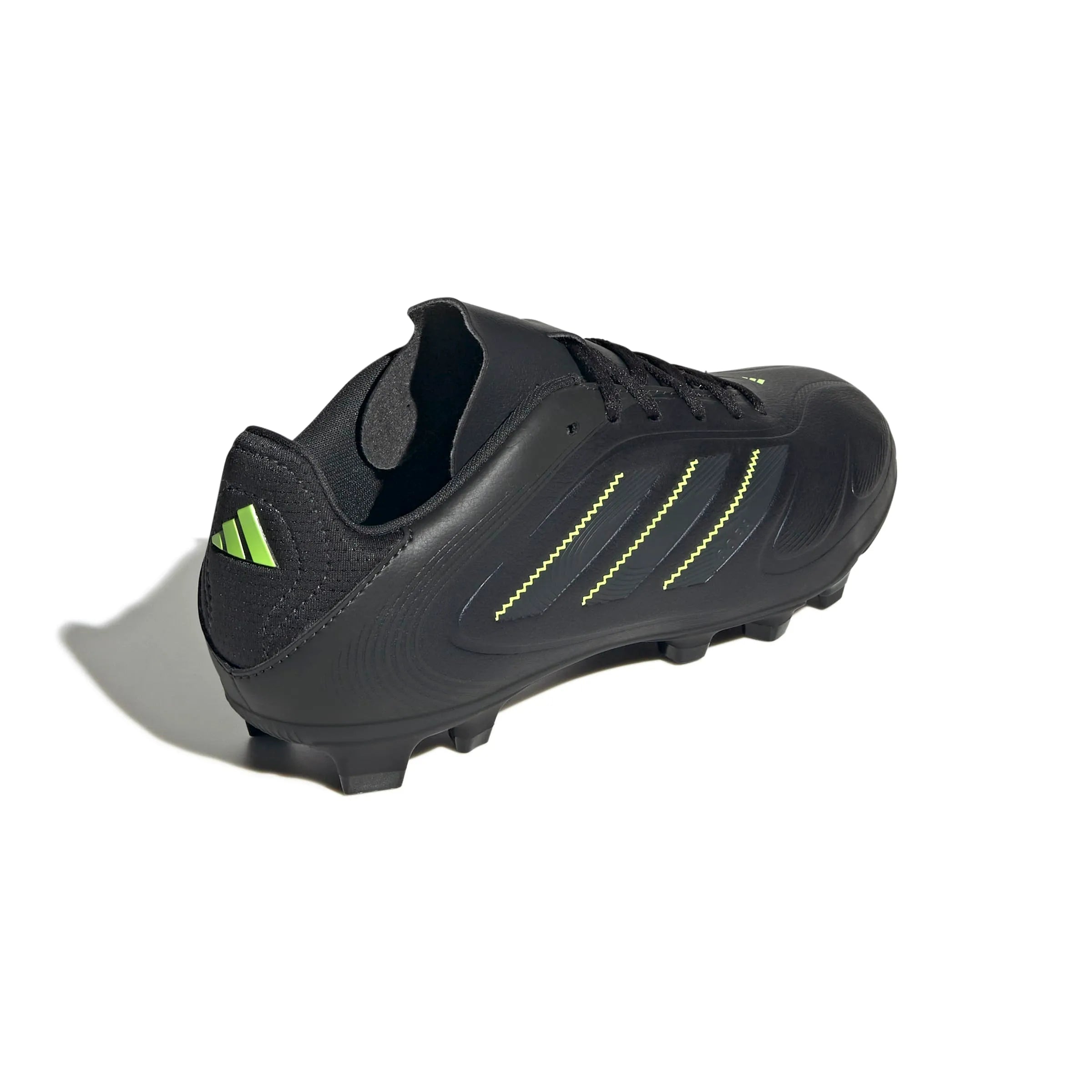 adidas Kids Copa Pure III Club Firm-Multi Ground Soccer Cleats - Electric Stealth Pack (FA25) (Lateral - Back)