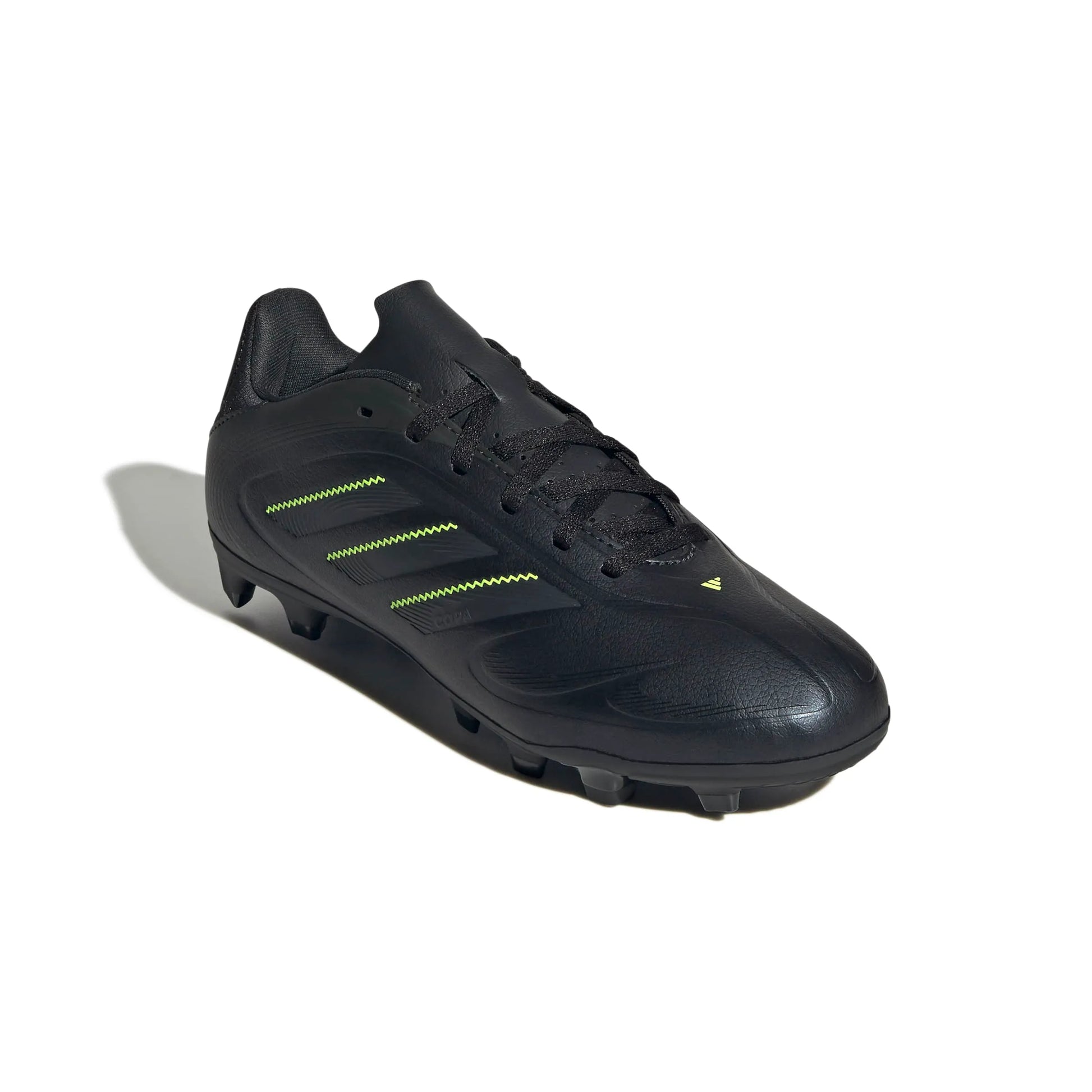 adidas Kids Copa Pure III Club Firm-Multi Ground Soccer Cleats - Electric Stealth Pack (FA25) (Lateral - Front)