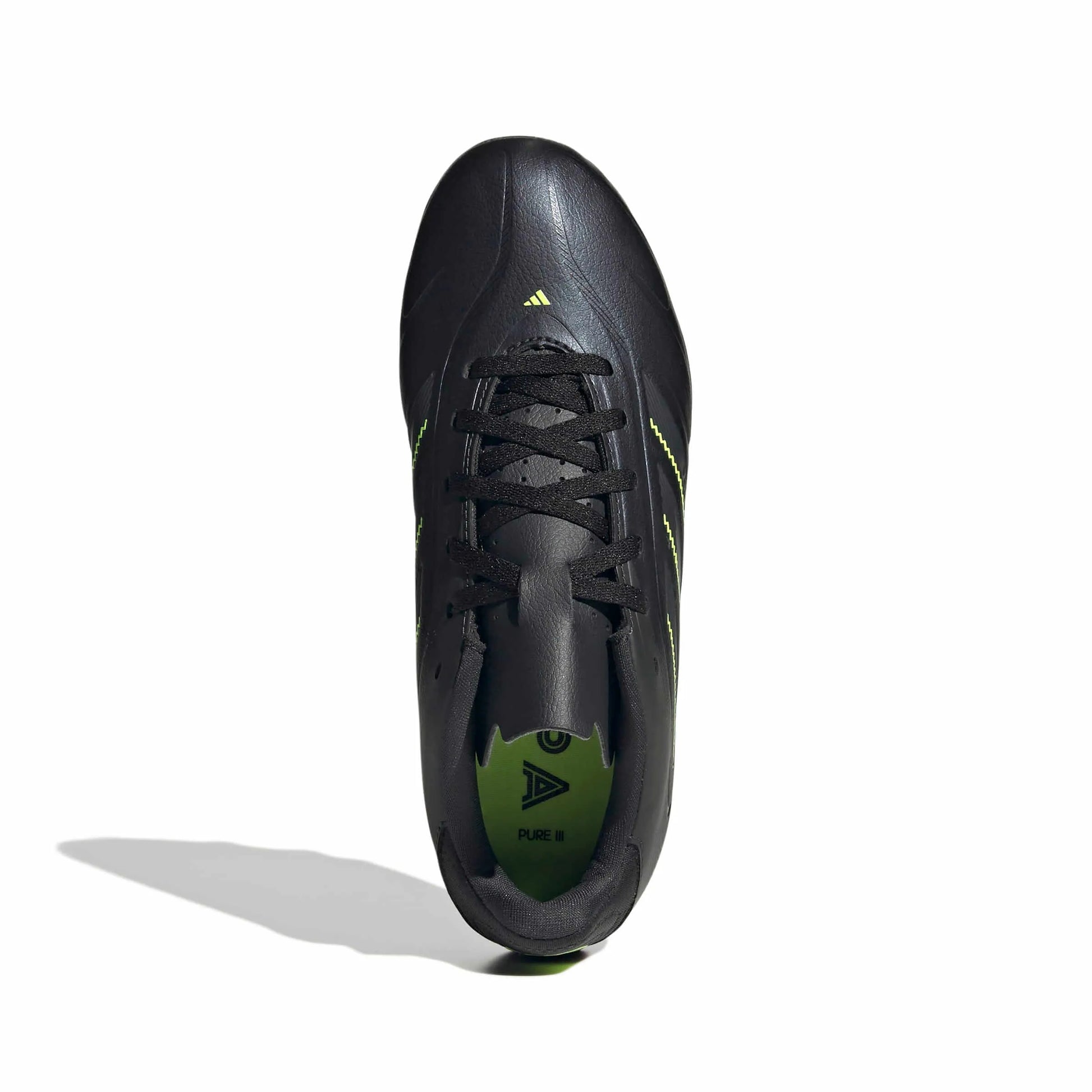adidas Kids Copa Pure III Club Firm-Multi Ground Soccer Cleats - Electric Stealth Pack (FA25) (Top)