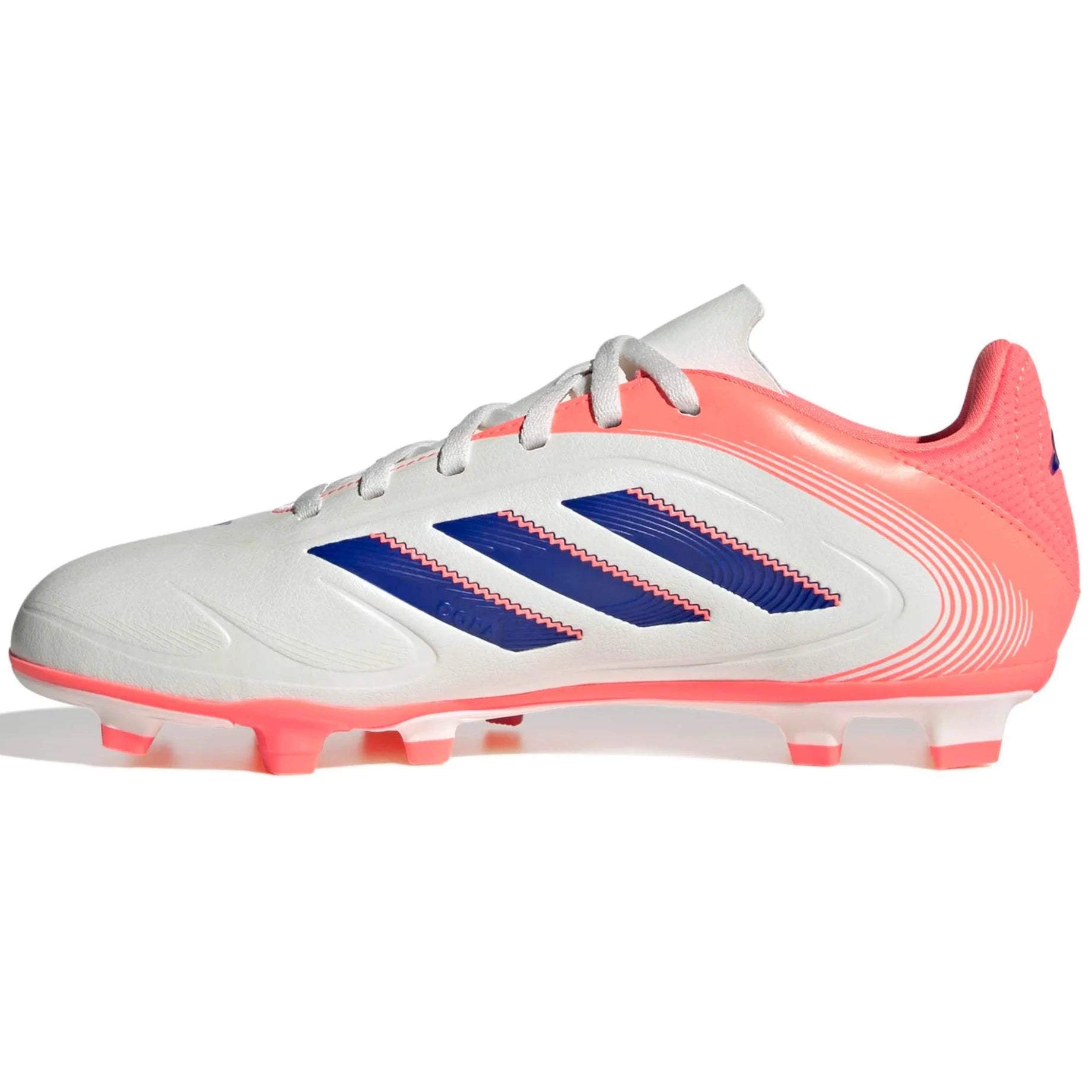 adidas Kids Copa Pure III Club Firm/Multi Ground Soccer Cleats - Coral Blaze Pack (FA25) (Side 2)