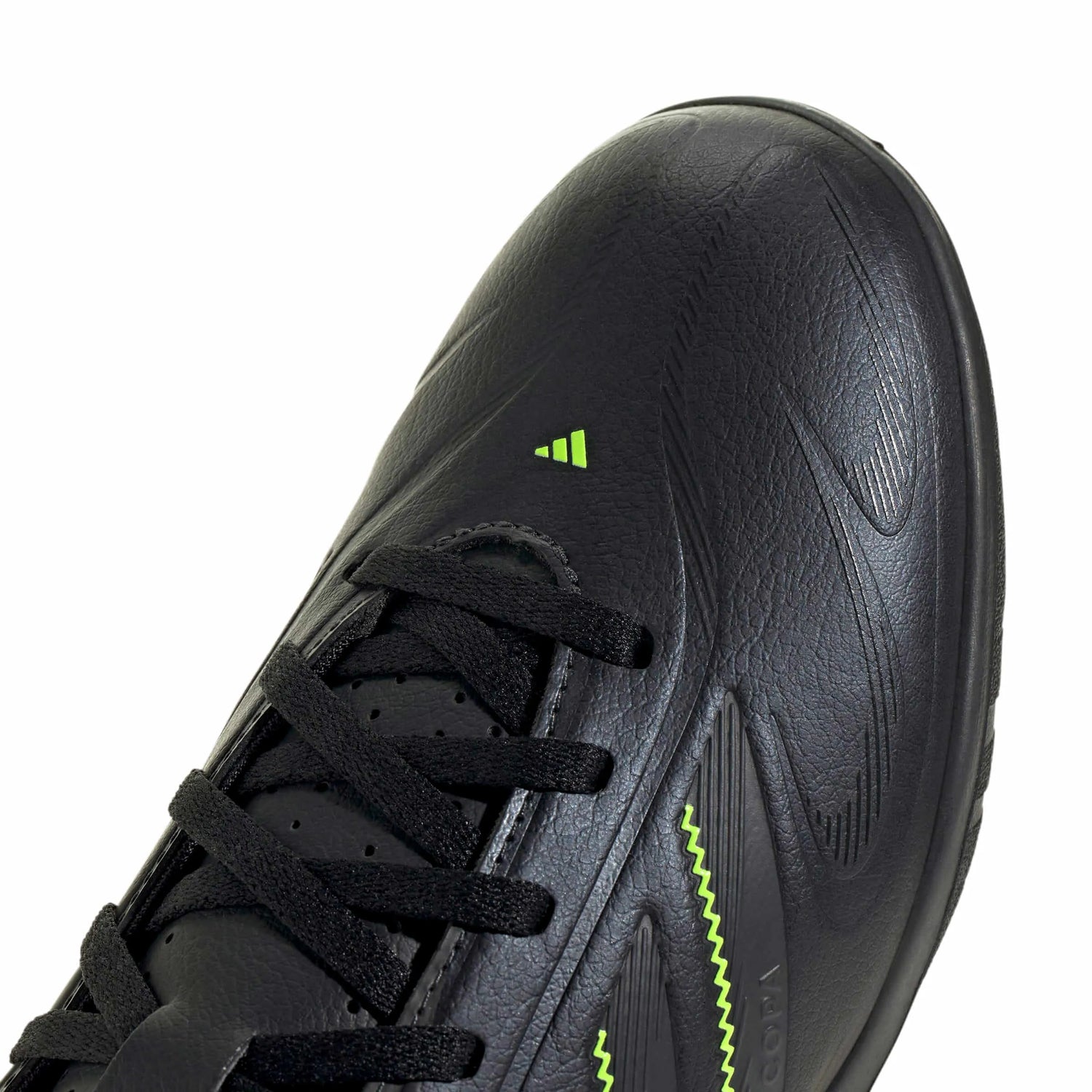adidas Kids Copa Pure III Club Indoor Soccer Shoes - Electric Stealth Pack (FA25) (Detail 1)
