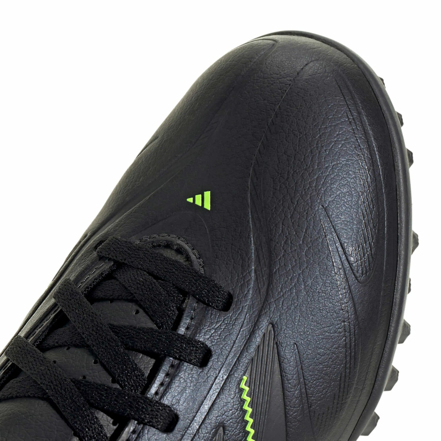 adidas Kids Copa Pure III Club Turf Soccer Shoes - Electric Stealth Pack (FA25) (Detail 1)