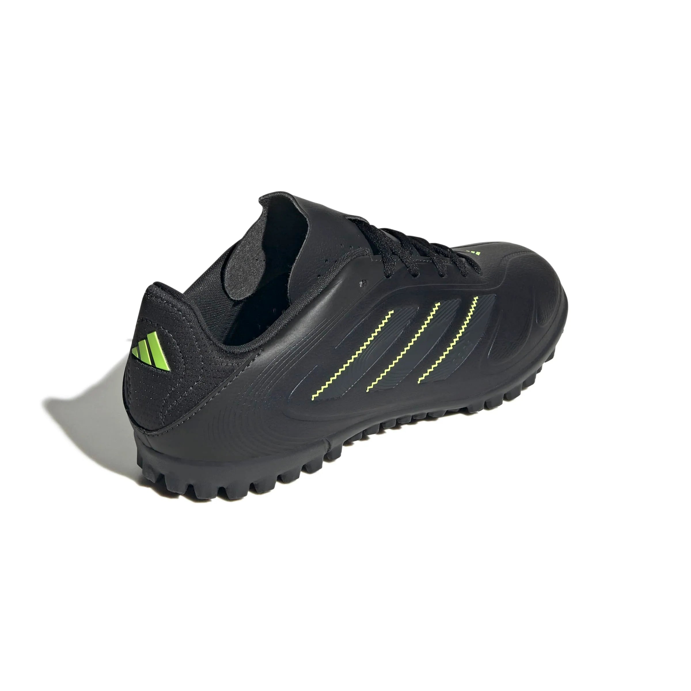 adidas Kids Copa Pure III Club Turf Soccer Shoes - Electric Stealth Pack (FA25) (Lateral - Back)