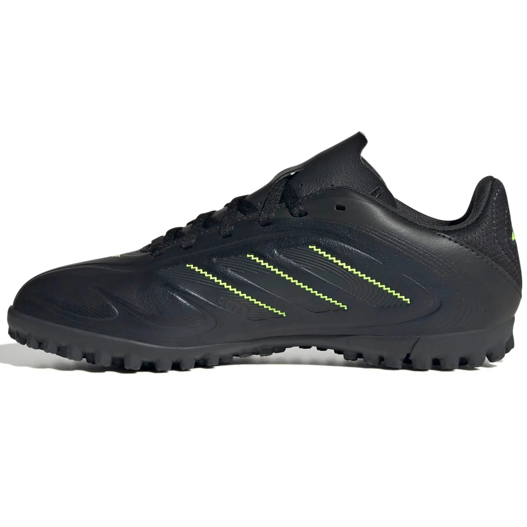 adidas Kids Copa Pure III Club Turf Soccer Shoes - Electric Stealth Pack (FA25) (Side 2)