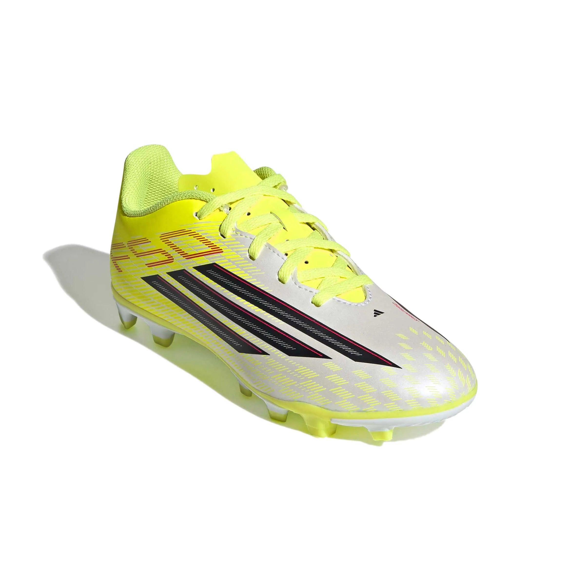 adidas Kids F50 Club Firm-Multi Ground Soccer Cleats - Born For Goals (SP26) (Lateral - Front)