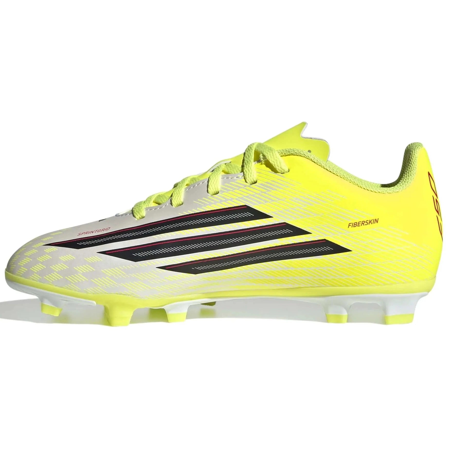 adidas F50 Club FG/MG Firm Ground/Multi Ground Youth Soccer Cleats - Yellow/Black/Red, Yellow/Black/Red / 11.5K adidas F50 Club FG/MG Firm Ground/Multi Ground Youth Soccer Cleats - Yellow/Black/Red, Yellow/Black/Red / 11.5K