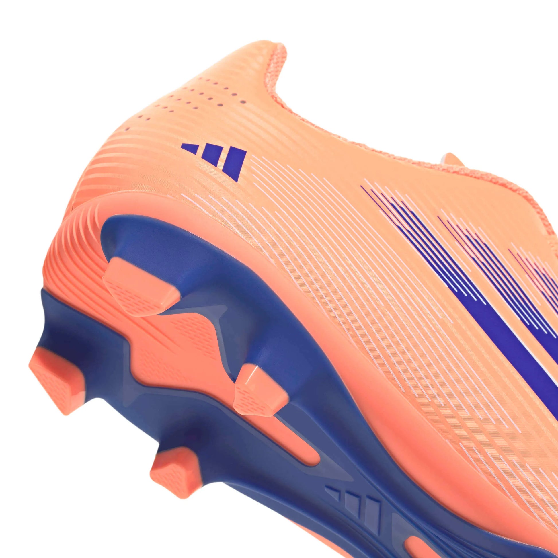 adidas Kids F50 Club Firm-Multi Ground Soccer Cleats - Coral Blaze Pack (FA25) (Detail 2)