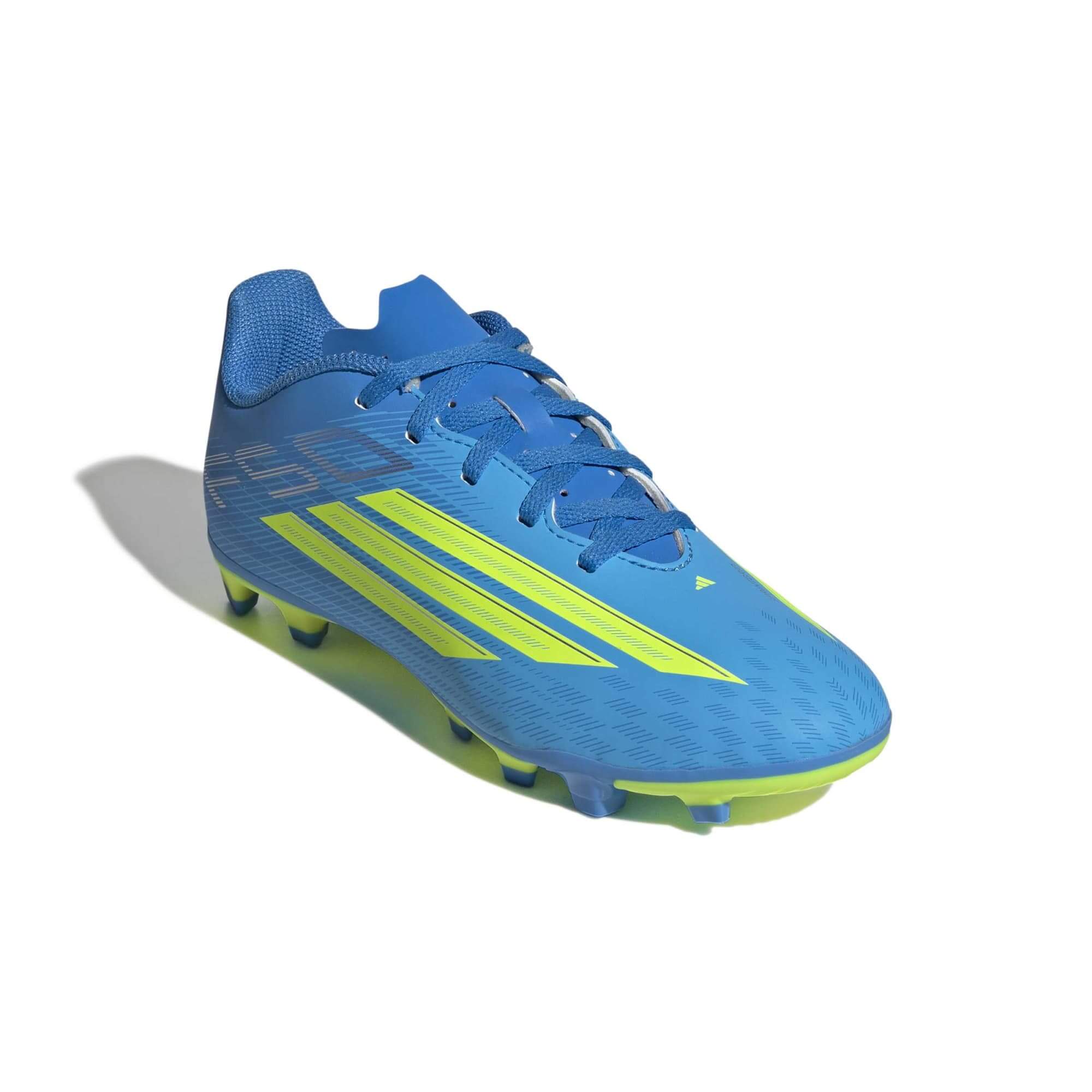 adidas Kids F50 Club Firm-Multi Ground Soccer Cleats - Ice Cold Precision Pack (SP26) (Lateral - Front)