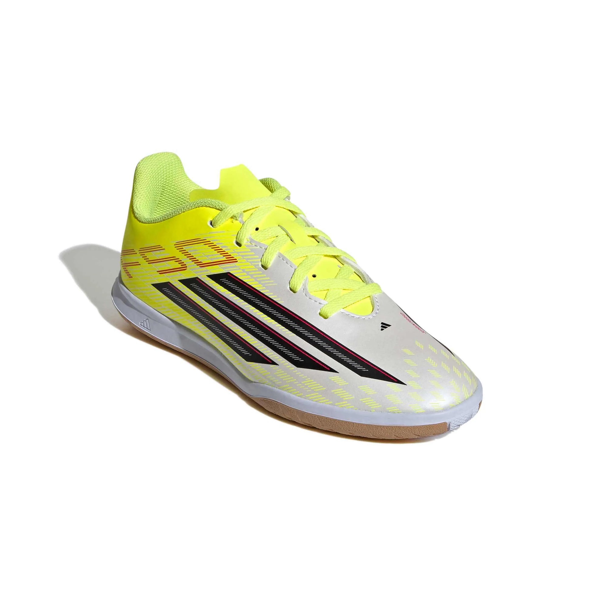 adidas Kids F50 Club Indoor Soccer Shoes - Born For Goals Pack (SP26) (Lateral - Front)