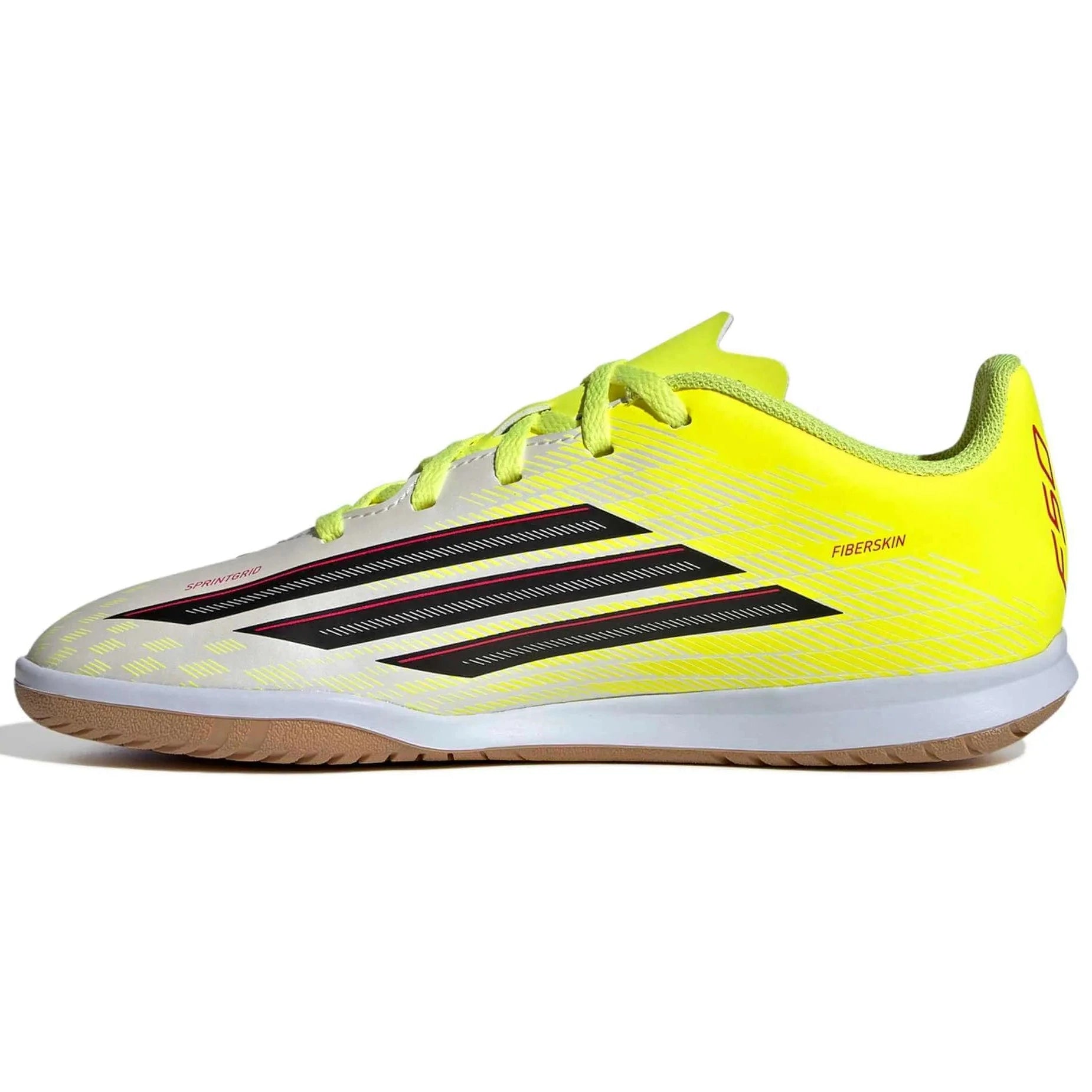 adidas F50 Club Indoor Soccer Shoes Kids - Kids - Team Solar Yellow 2 / Core Black