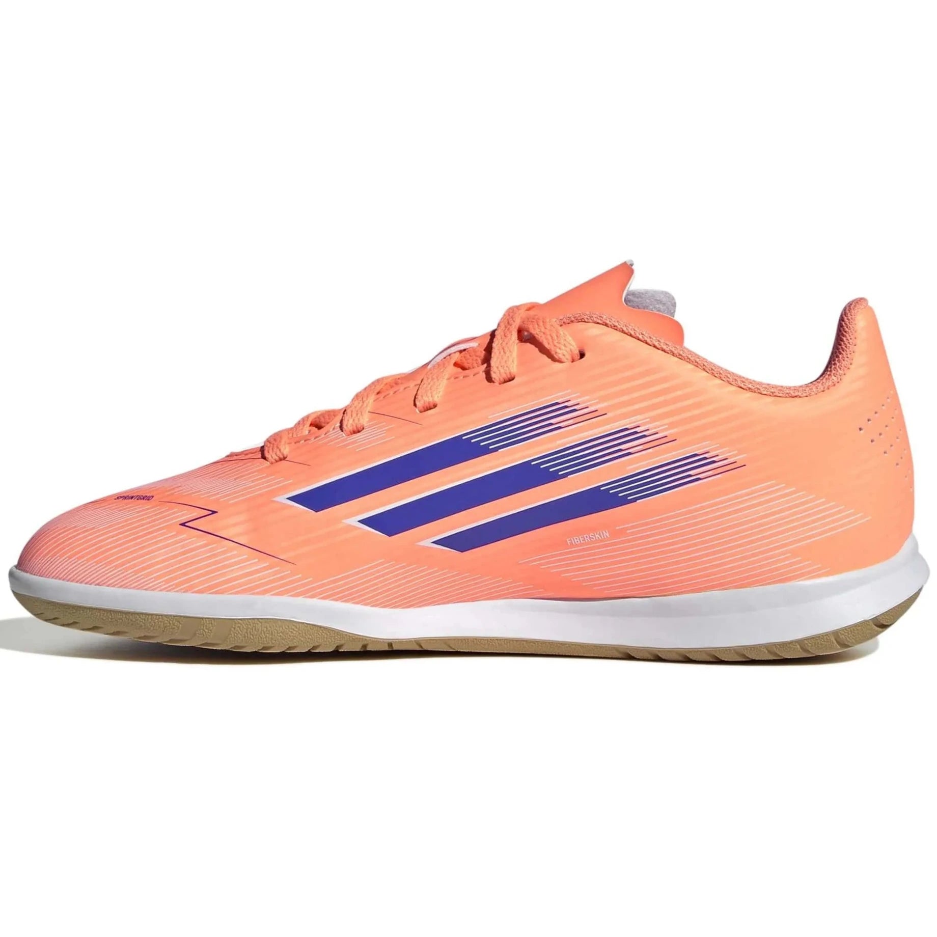 adidas Kids F50 Club Indoor Soccer Shoes - Coral Blaze Pack (FA25) (Side 2)