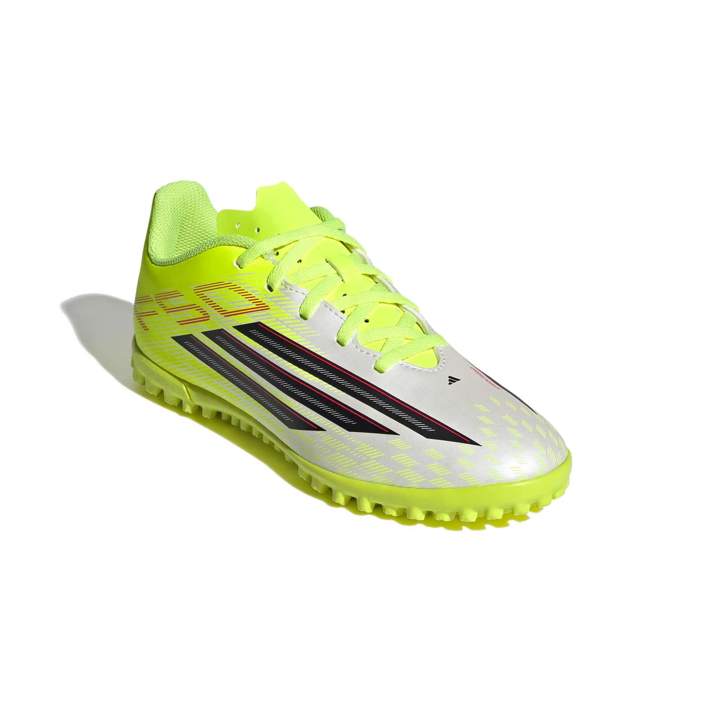 adidas Kids F50 Club Turf Soccer Shoes - Born For Goals (SP26) (Lateral - Front)