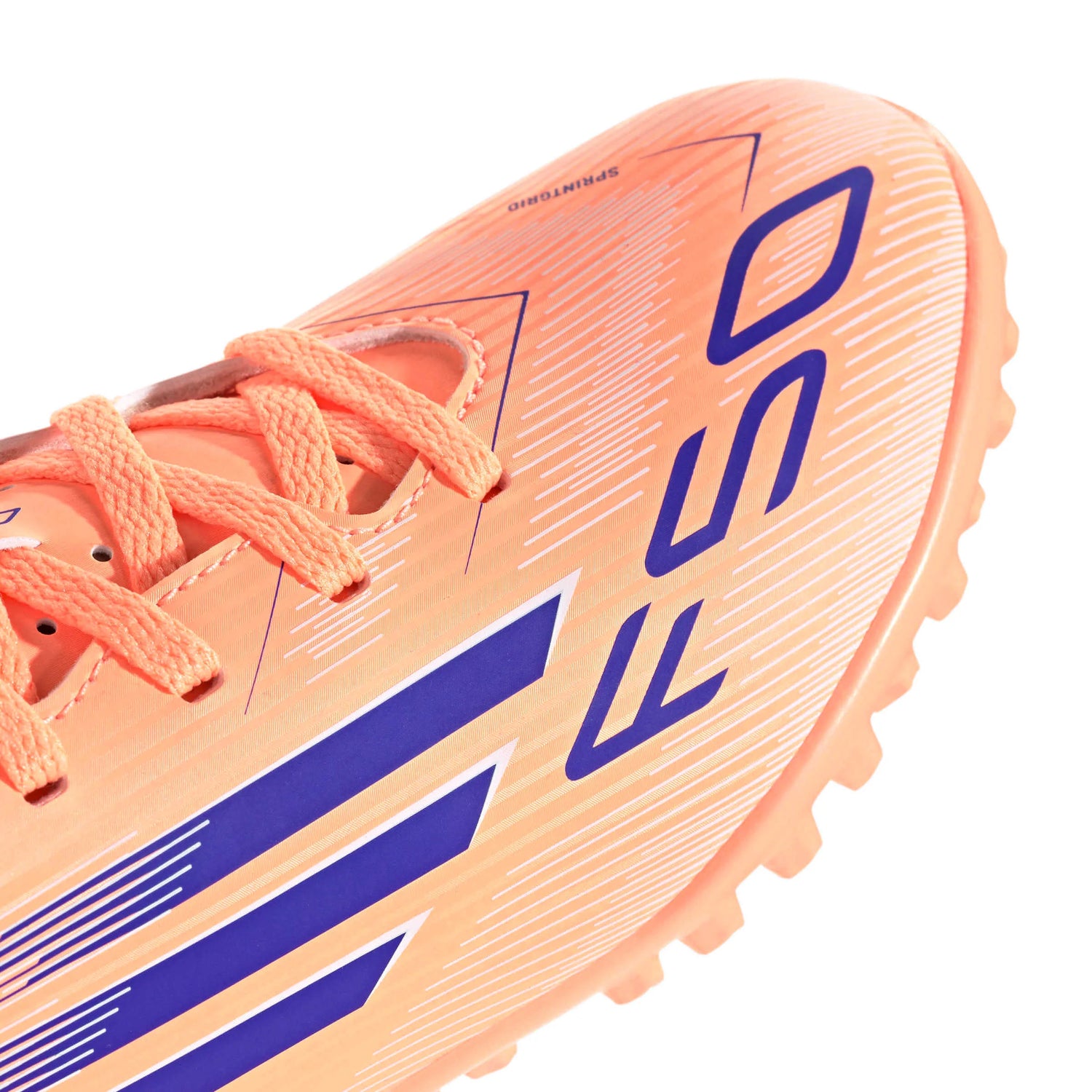 adidas Kids F50 Club Turf Soccer Shoes - Coral Blaze Pack (FA25) (Detail 1)