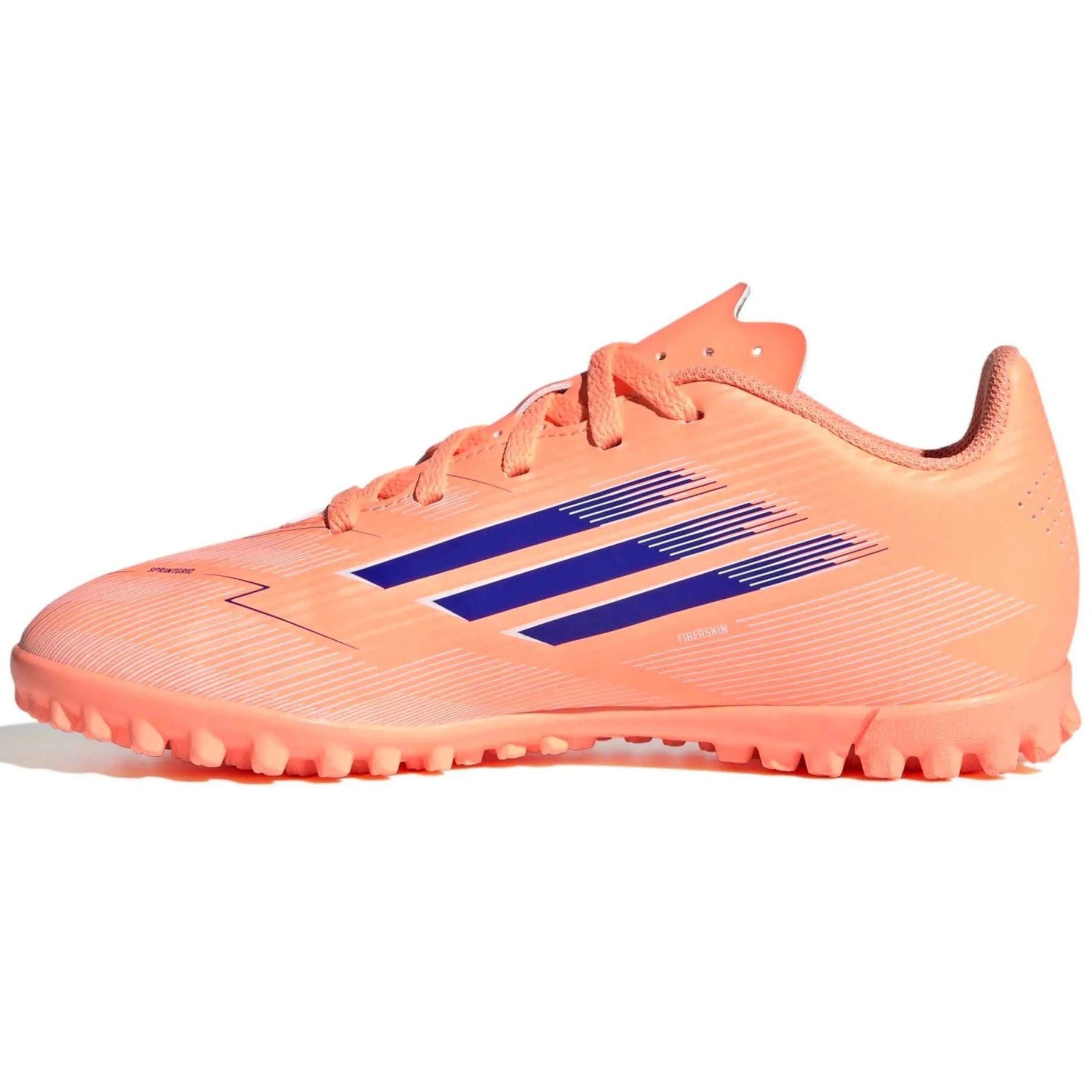 adidas Kids F50 Club Turf Soccer Shoes - Coral Blaze Pack (FA25) (Side 2)